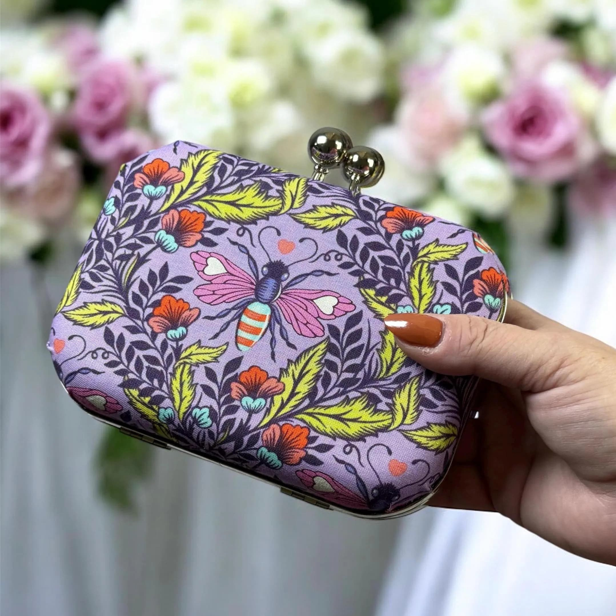Tula Pink Dragonfly Hard Case Clutch