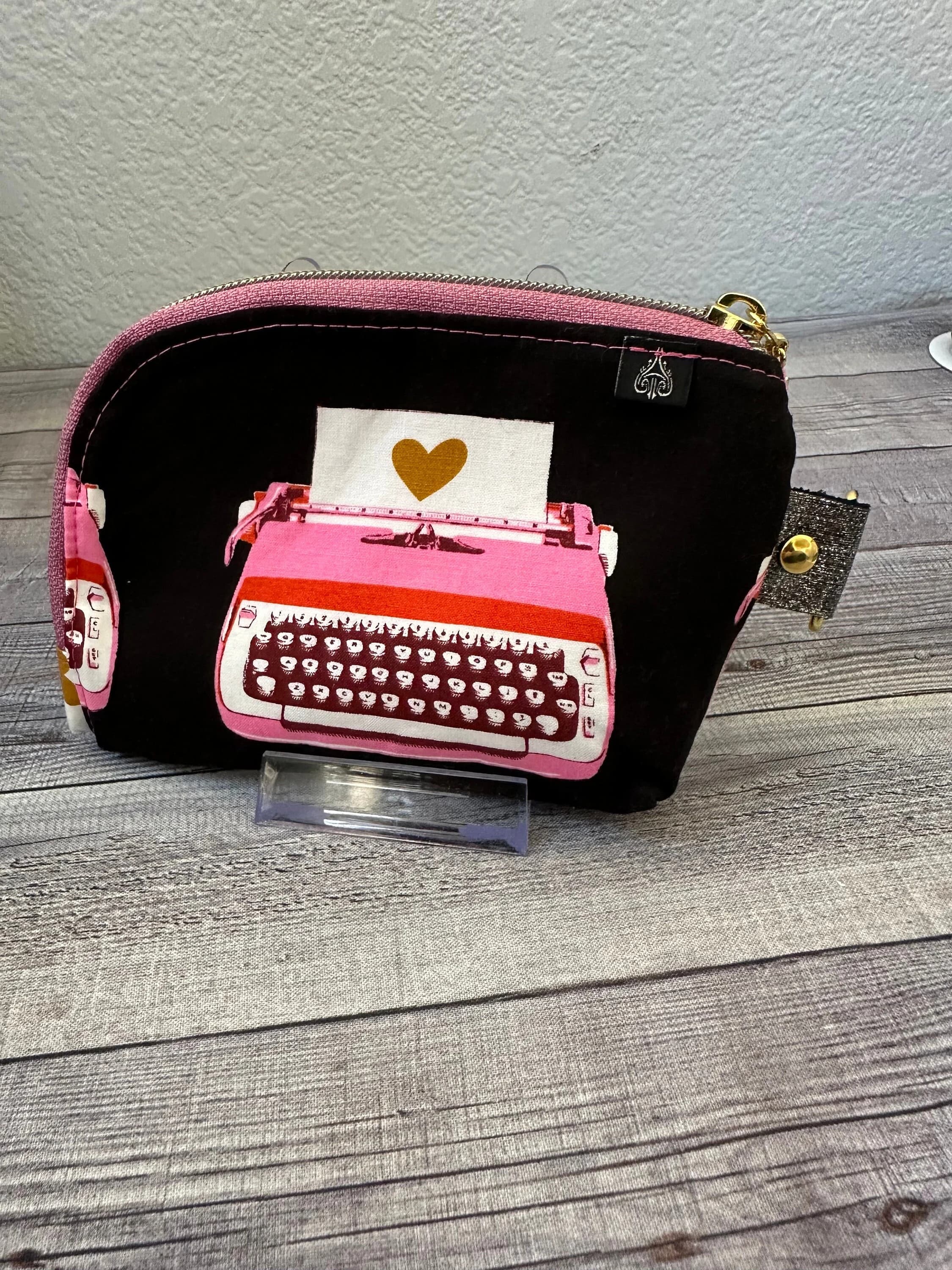 Ruby Star Society Fabric Mini Wallet, Handmade Zippered Pouch - image 2