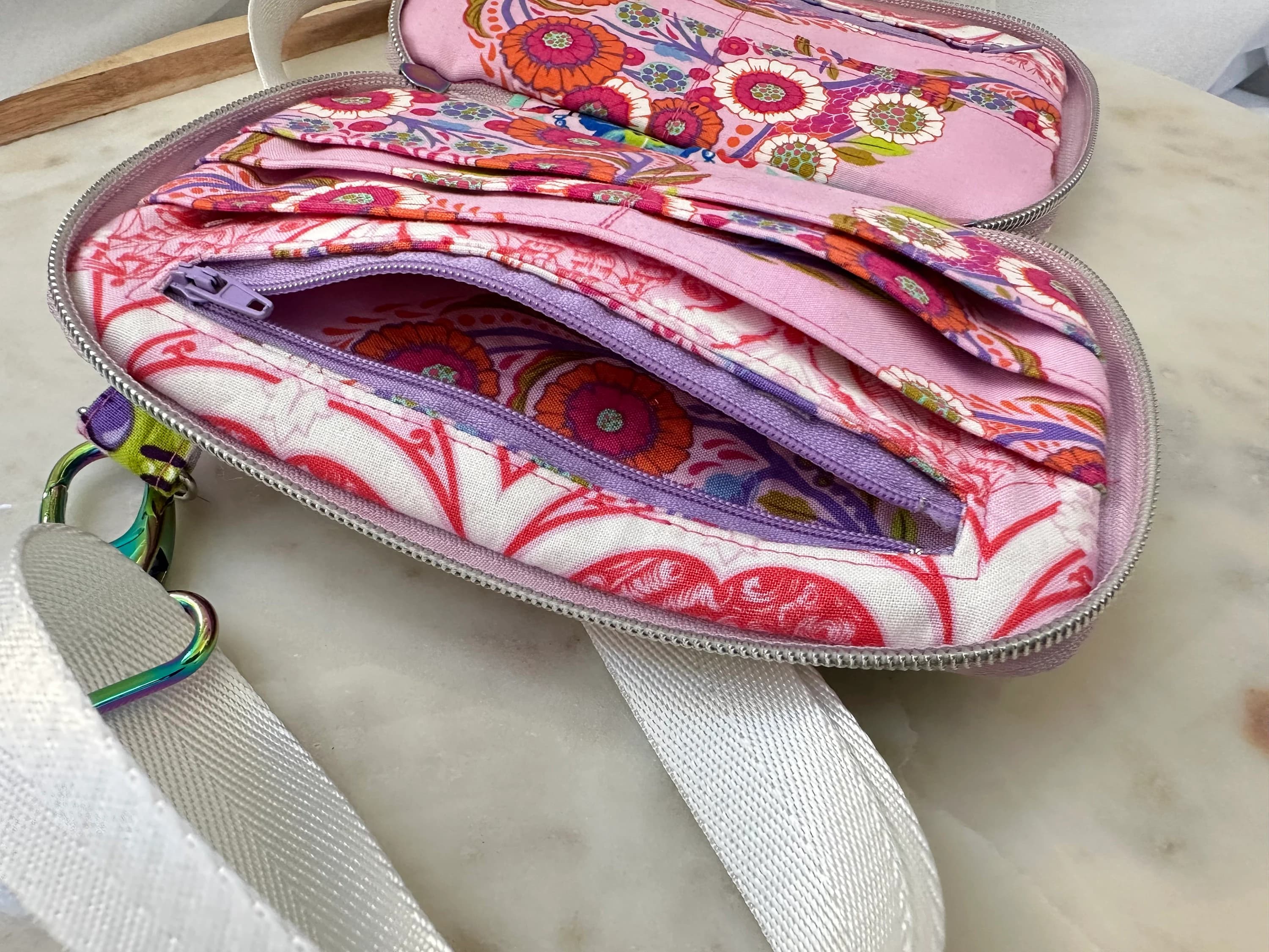 Tula Pink Parisville Crossbody Bag: Wallet Phone Purse - image 5