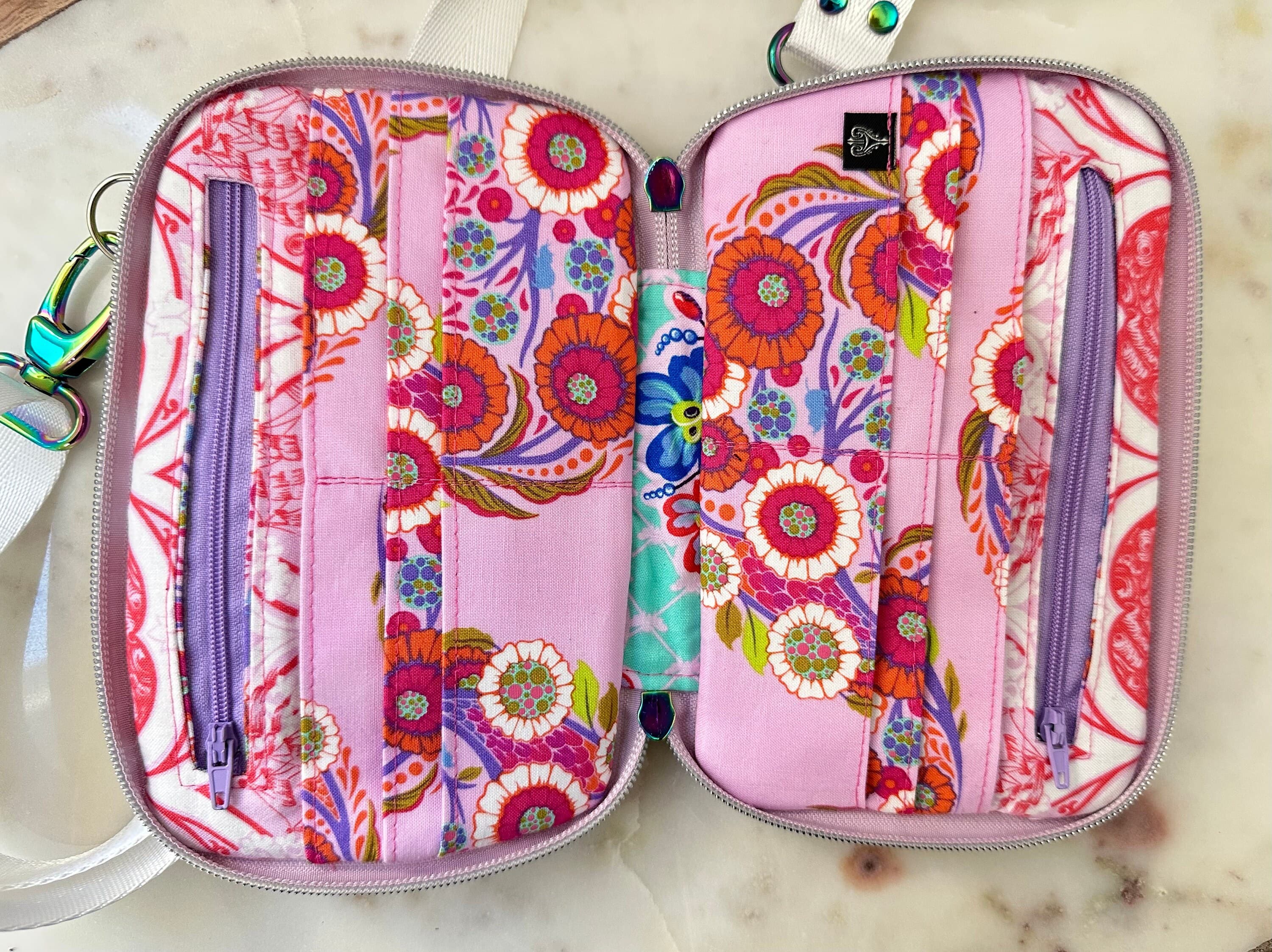 Tula Pink Parisville Crossbody Bag: Wallet Phone Purse - image 4