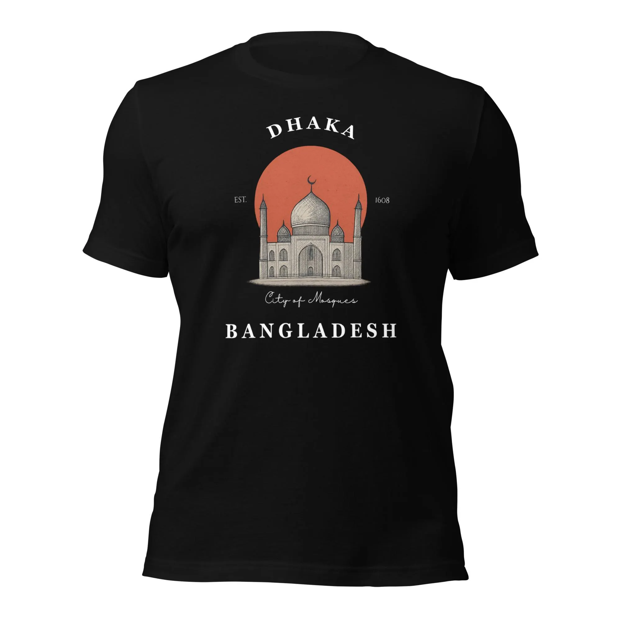 Vintage Dhaka Bangladesh T-Shirt: City of Mosques Islamic Heritage - image 3