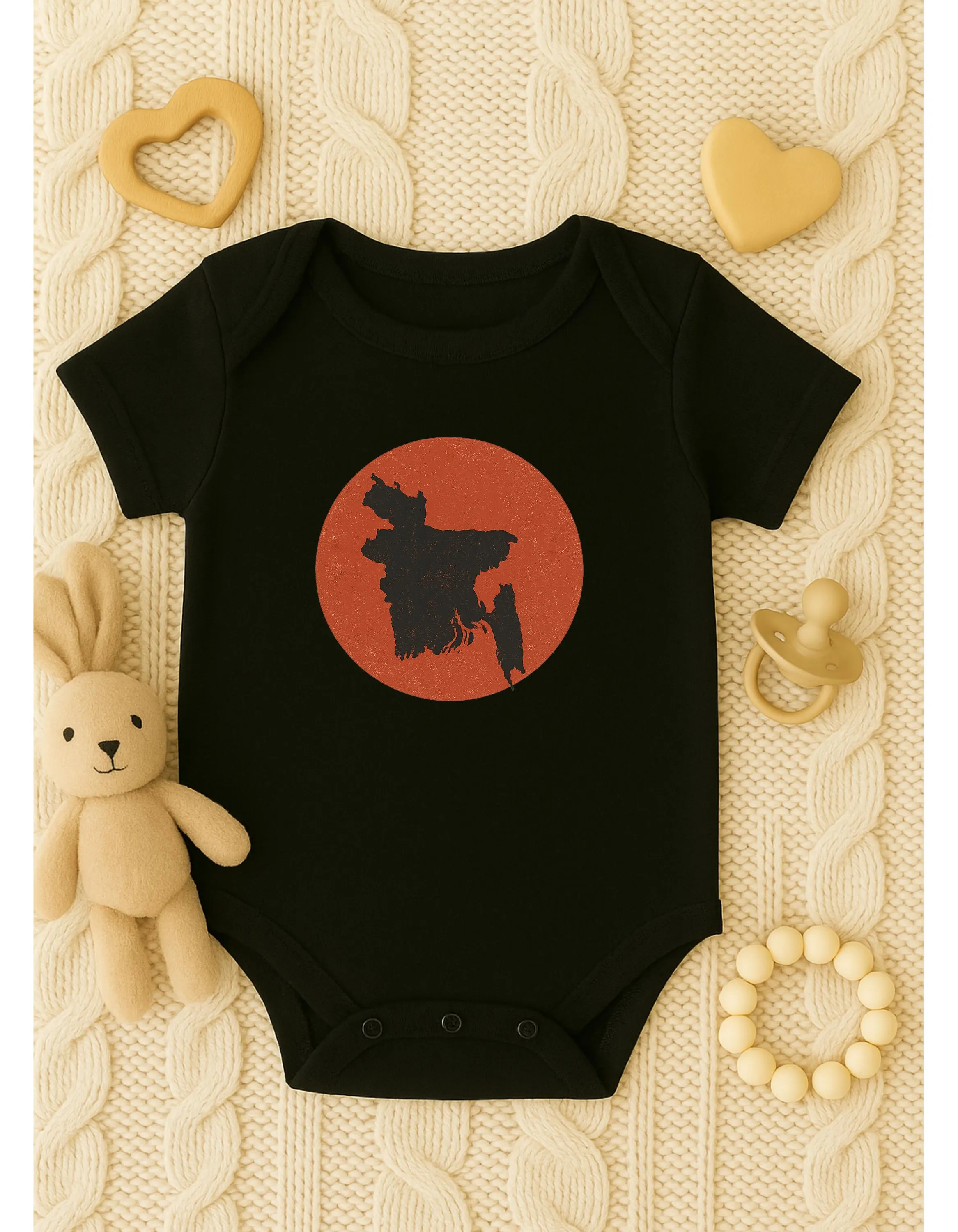 Bangladesh Flag Baby Onesie: Bengali Pride, Desi Infant Bodysuit