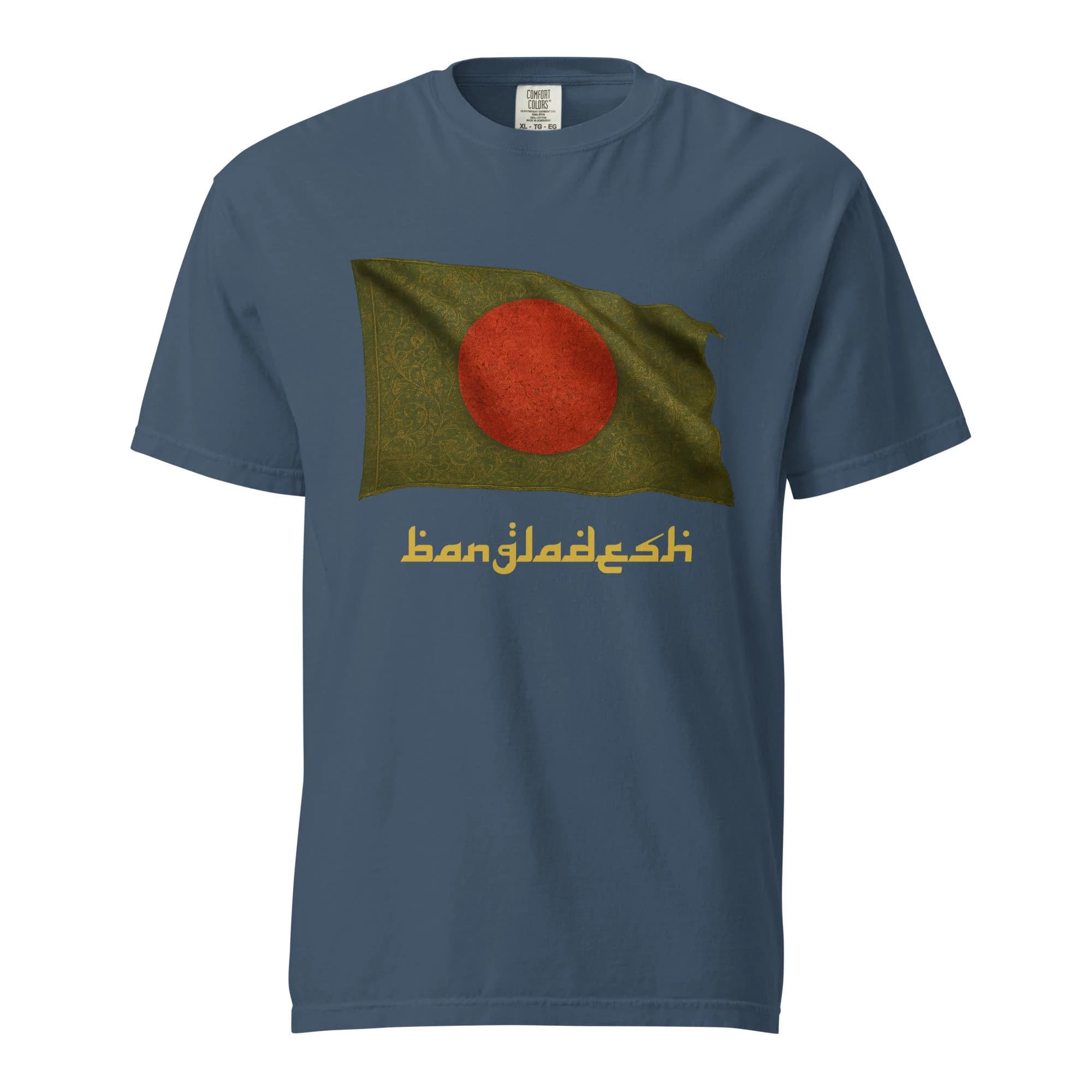 Vintage Bangladeshi Flag Premium Shirt – Retro Style Desi Flag Tee – Bengali Islamic Heritage T-Shirt – Bangladesh Gift for Him Her Eid