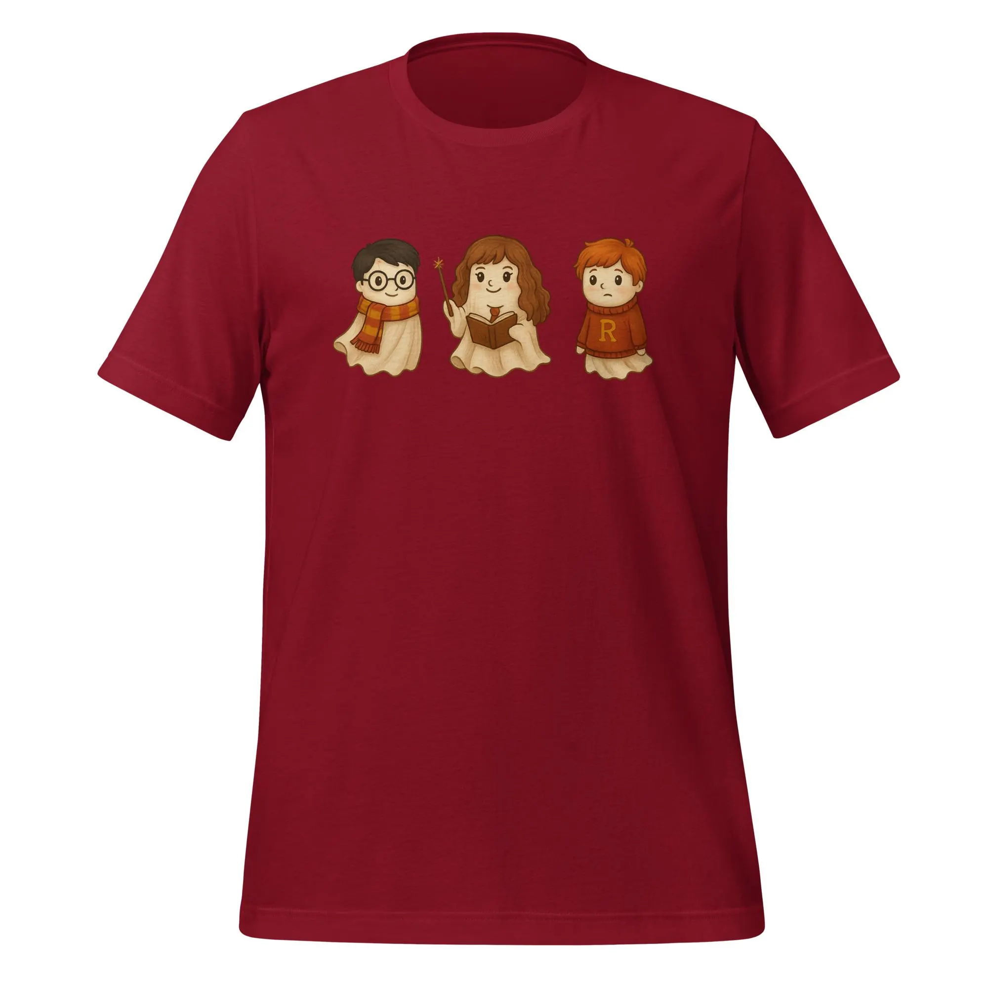 Harry Potter Ghost Shirt – Funny Wizard Trio Halloween Tee – Cute Boo-warts Ghost T-Shirt – Unisex Potterhead Costume Top