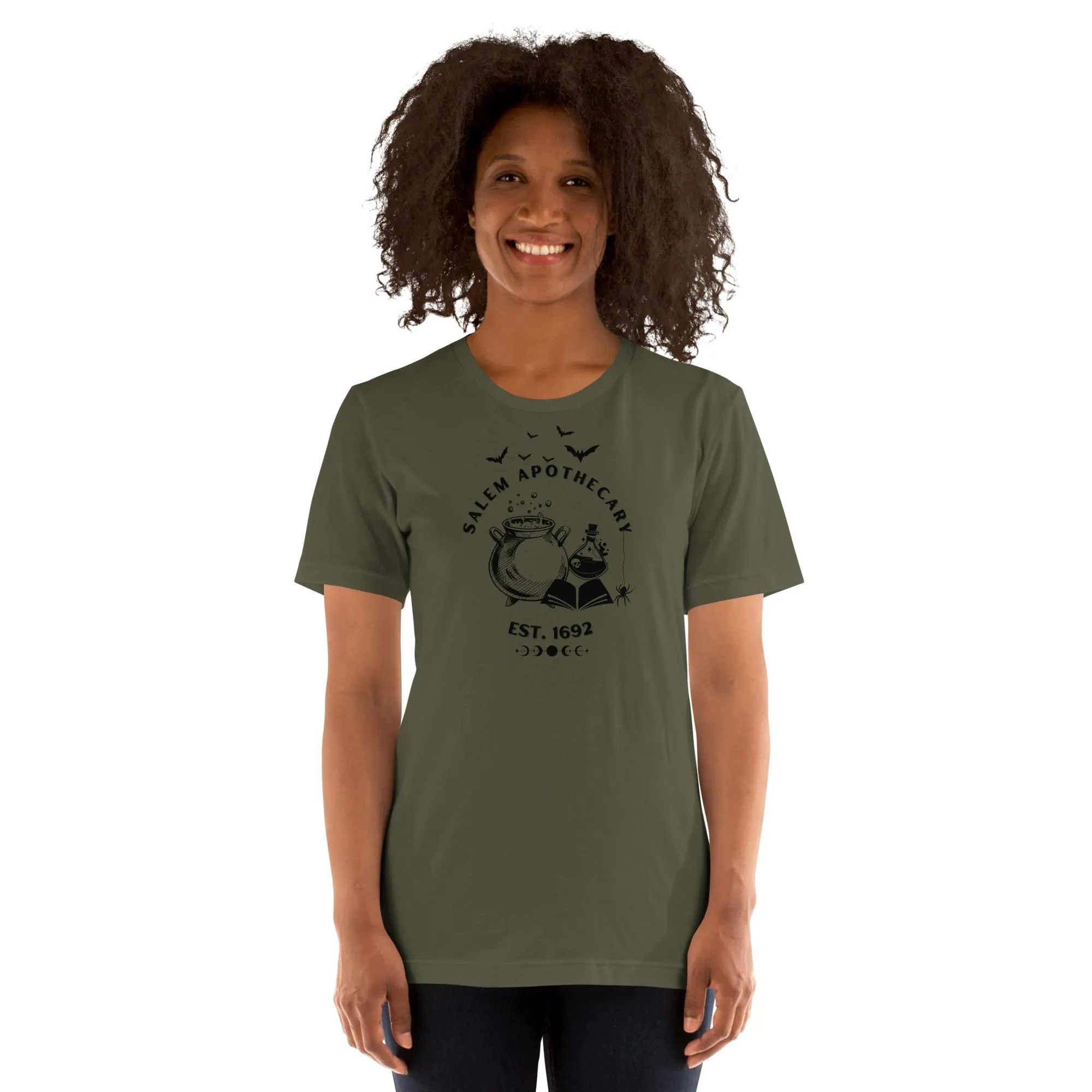 Witch Squad Shirt for Women – Halloween Witches Silhouette Tee – Spooky Season Girl Gang T-Shirt – Funny Witchy Graphic Top