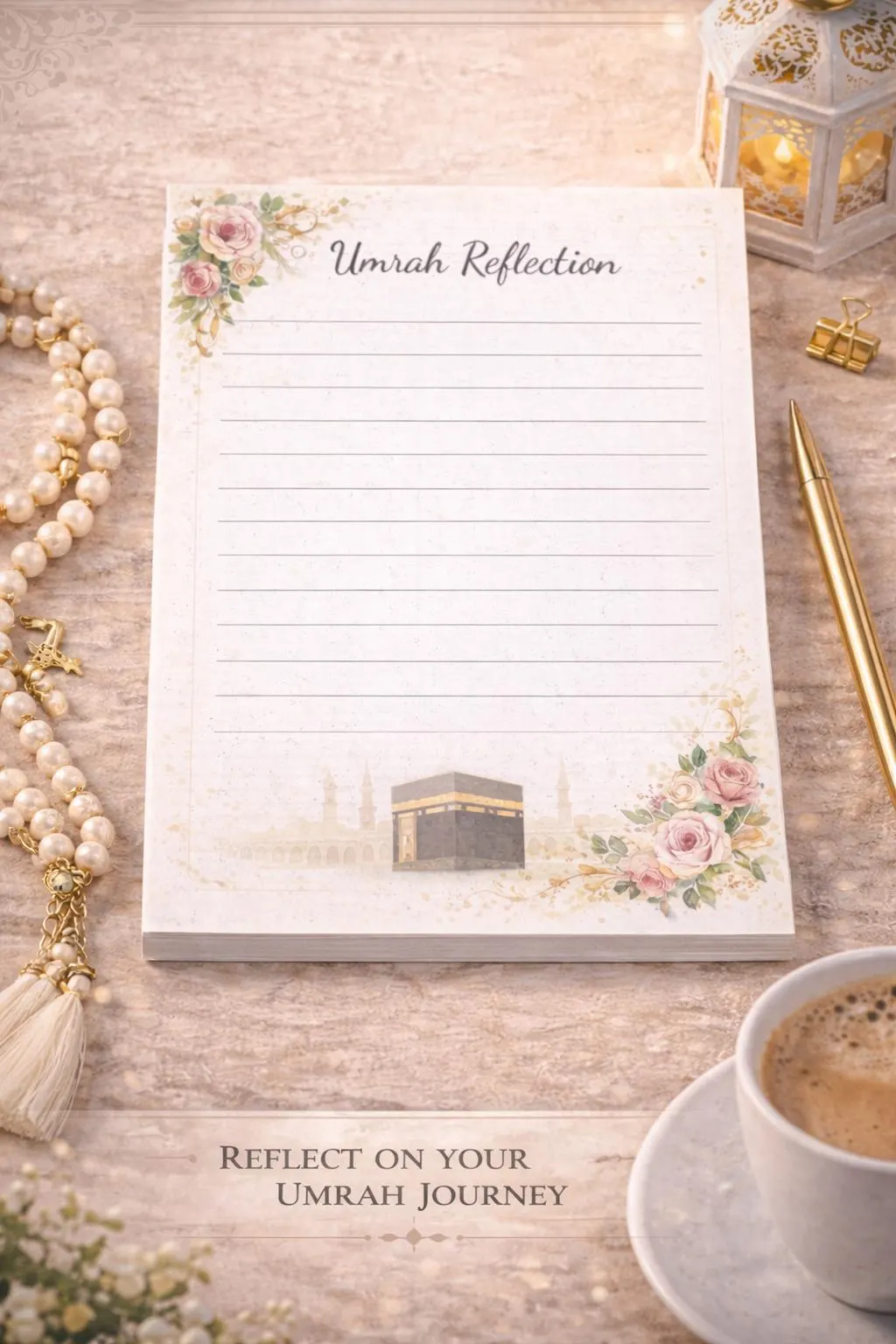 Umrah Dua Cards Printable | 30 Step-by-Step Dua Cards | Arabic and English | Bonus Certificate, Personal Dua Cards & Kaaba Reflection Page - image 4