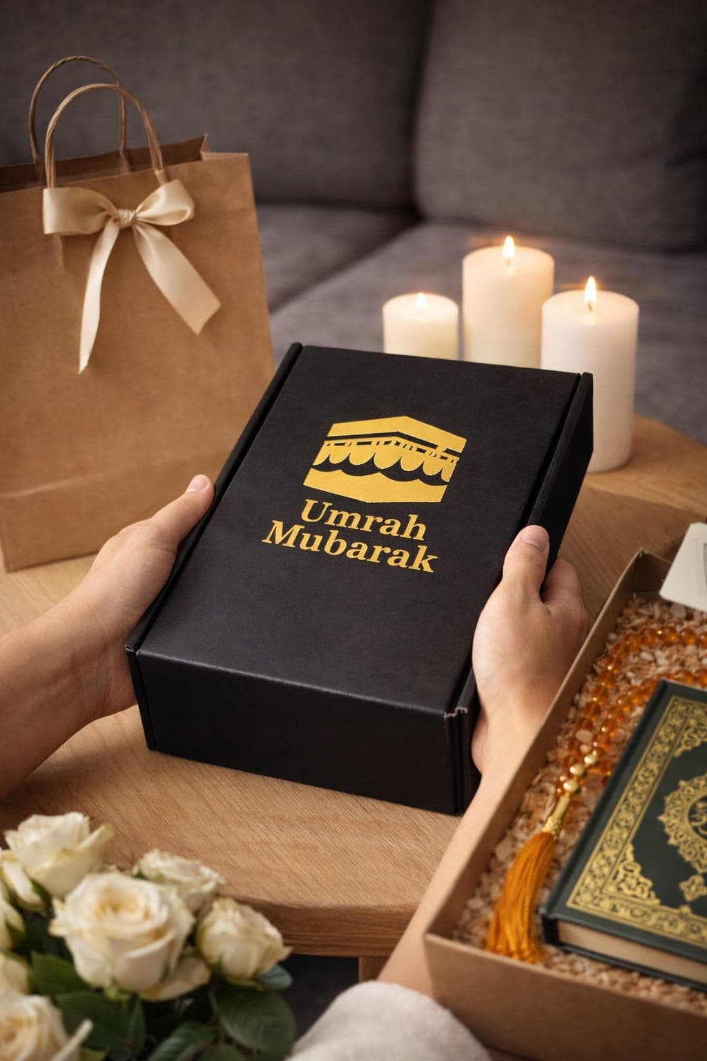Umrah Essentials Kit | Islamic Journal, Dua Cards & Tasbih - image 5