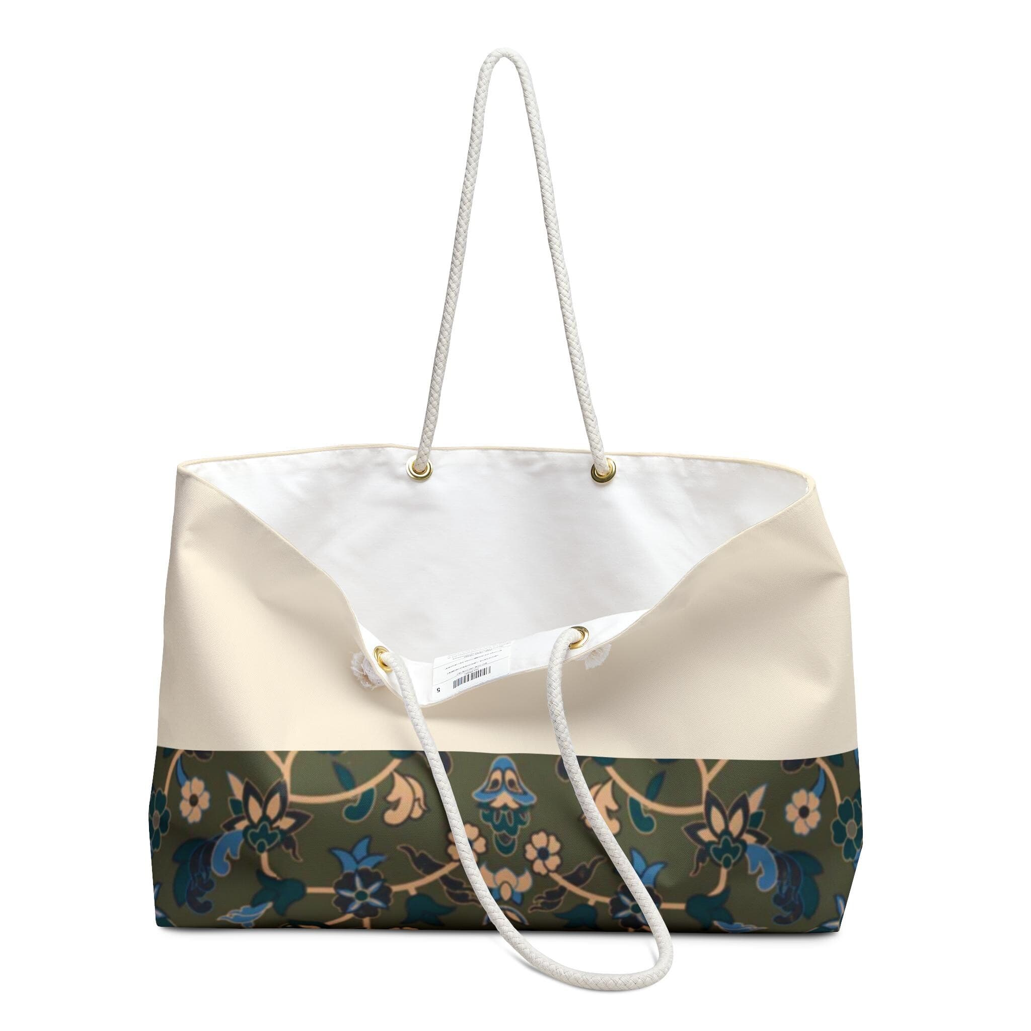 Stylish Weekender Bag with Rawdah Inspired Print - image 3