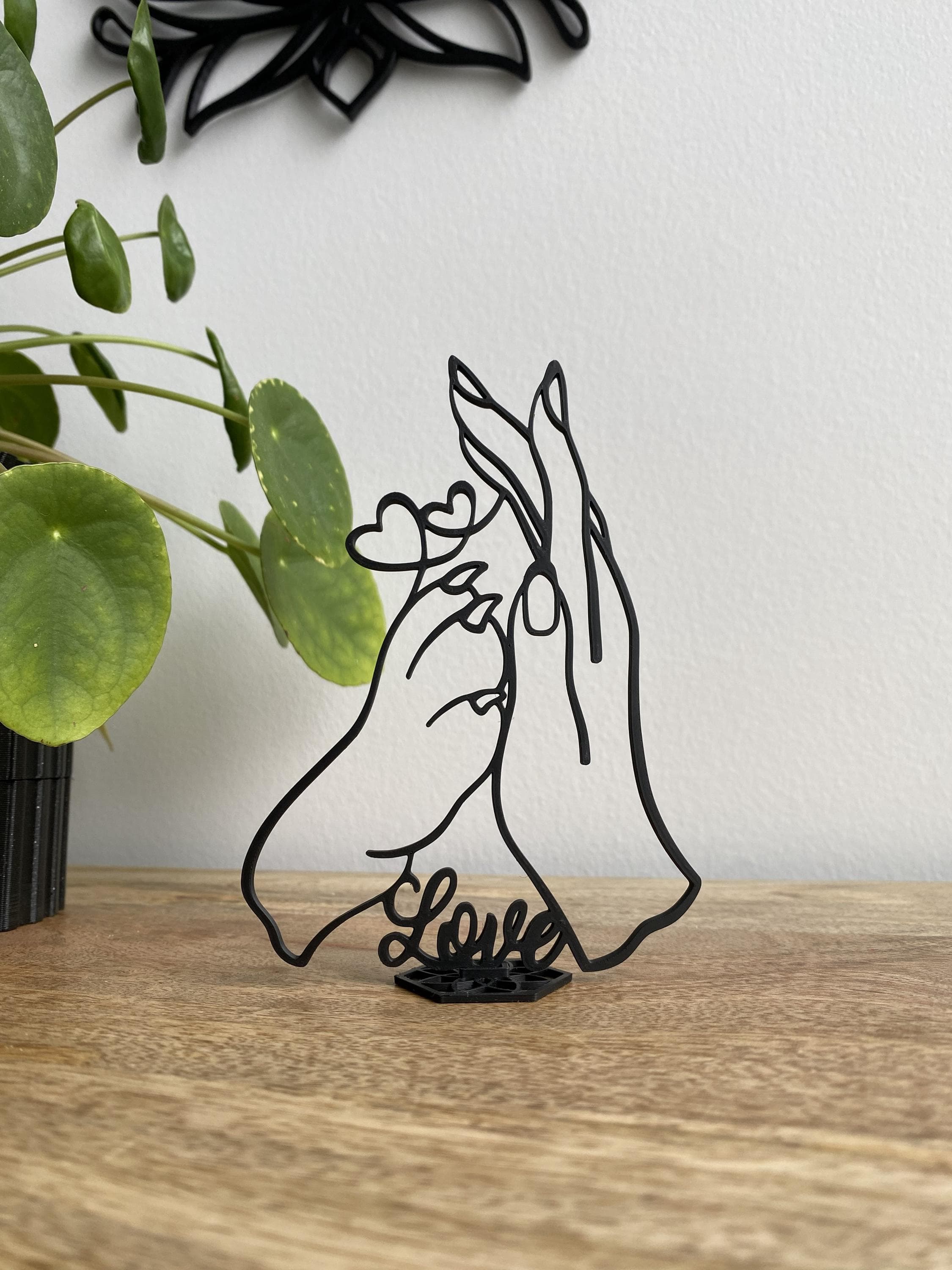 Paw and Hand Sculpture | Dog Lover Gift | Pet Memorial Fine Line Art