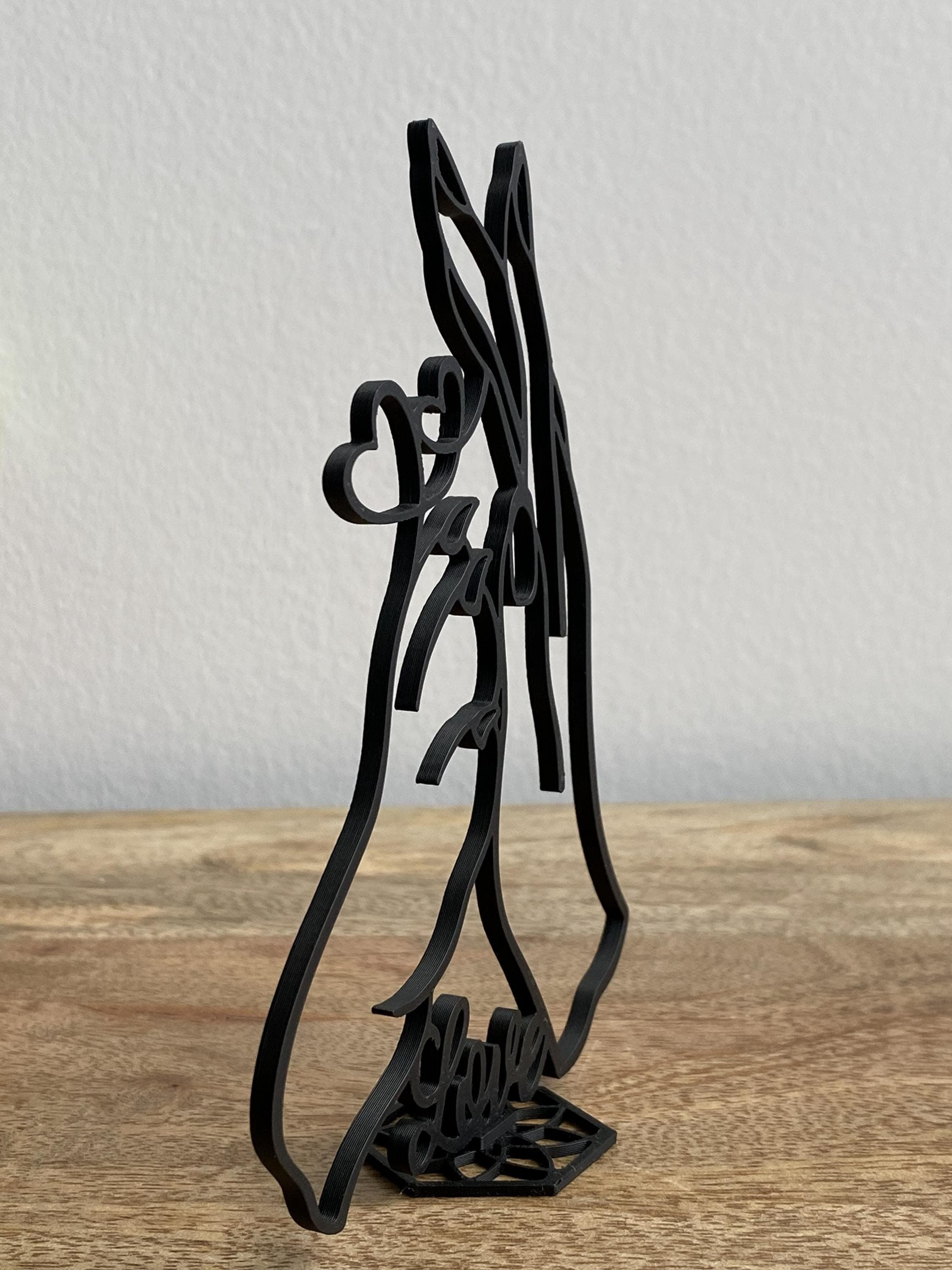 Paw and Hand Sculpture | Dog Lover Gift | Pet Memorial Fine Line Art - image 4