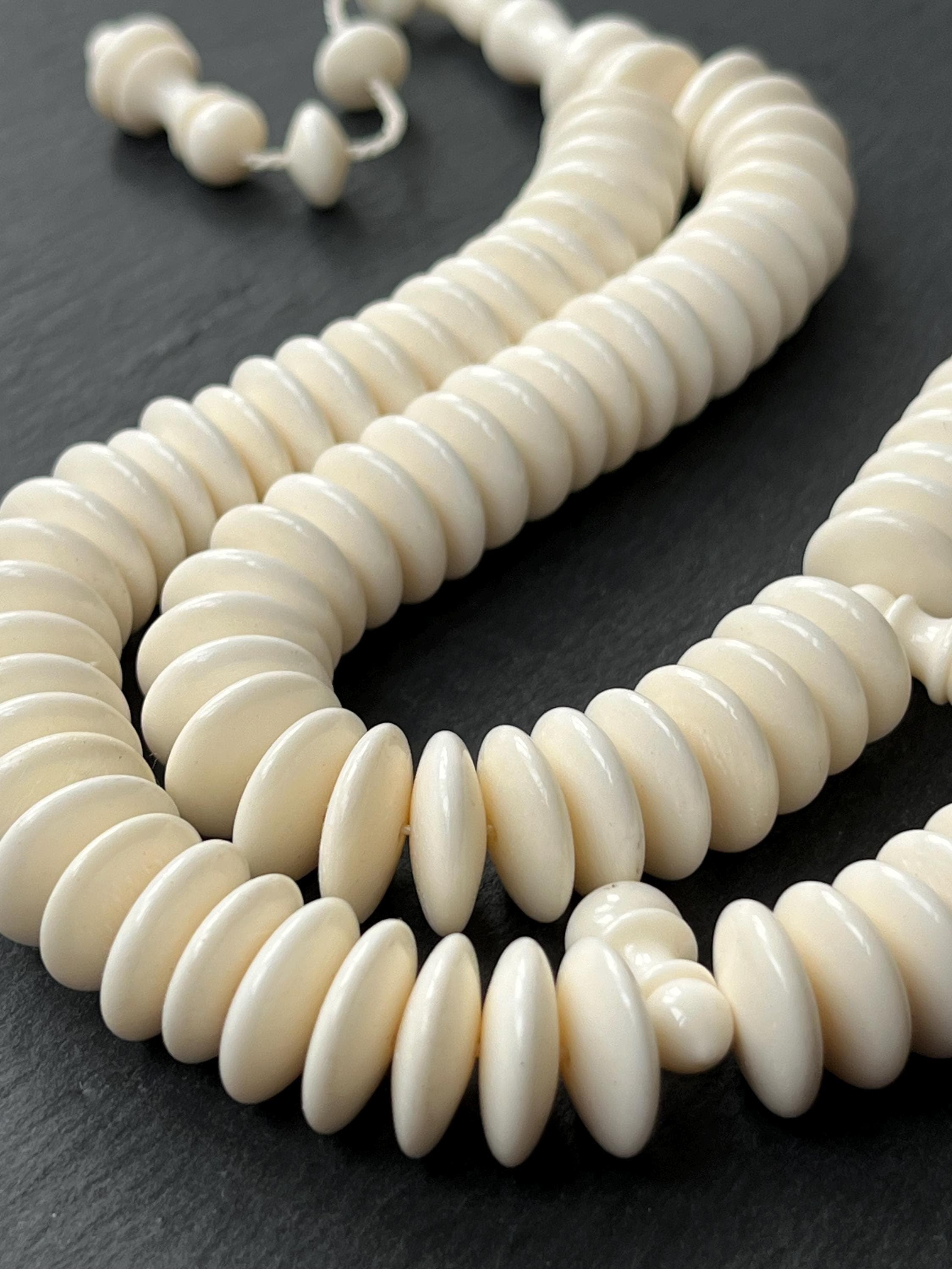 Handcrafted Camel Bone Prayer Beads: 99-Bead Islamic Tasbih - image 5