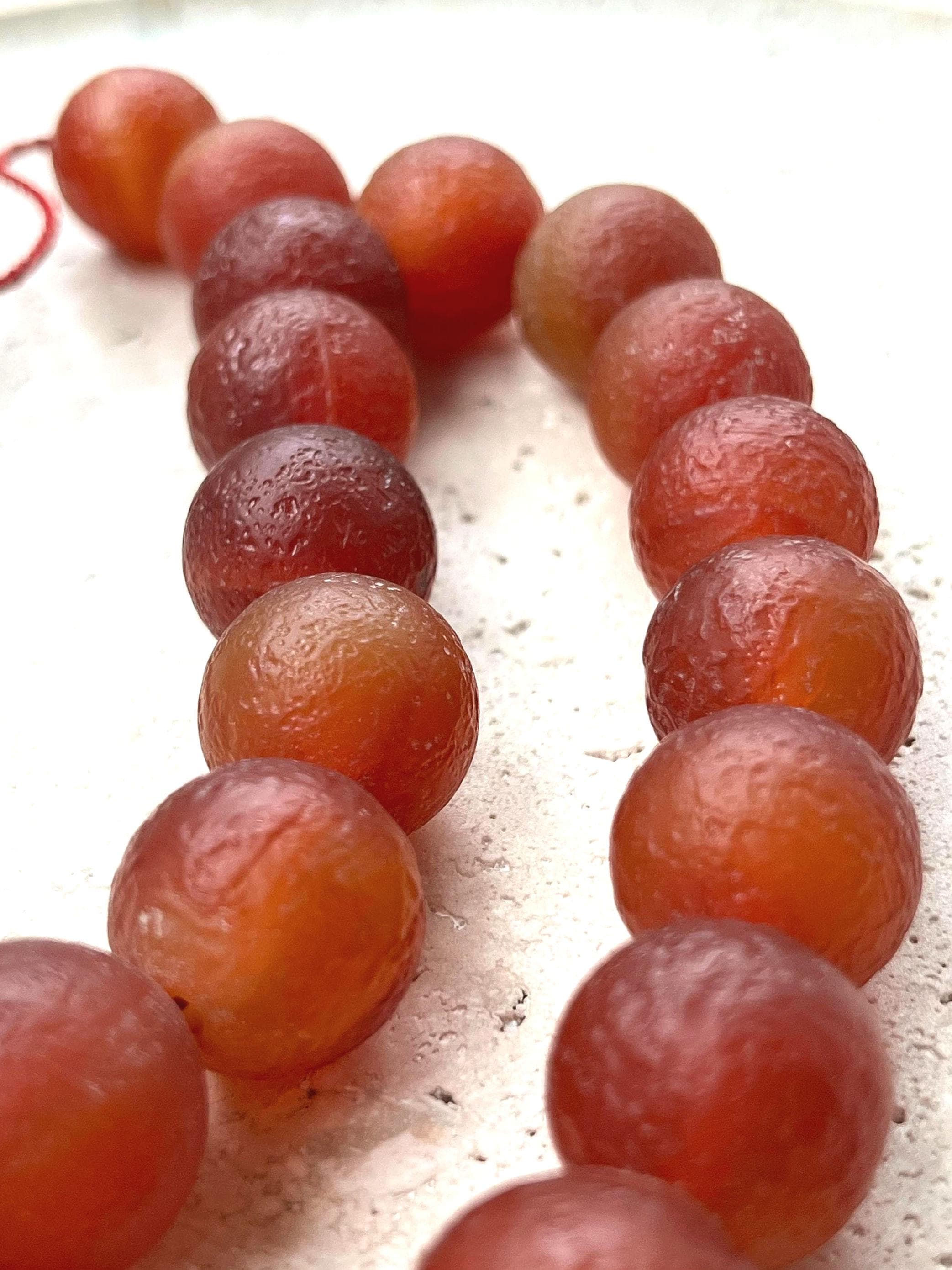 Collector’s Large Agate Tasbih | Handmade Islamic Prayer Beads | Natural Gemstone | 17 mm - image 3