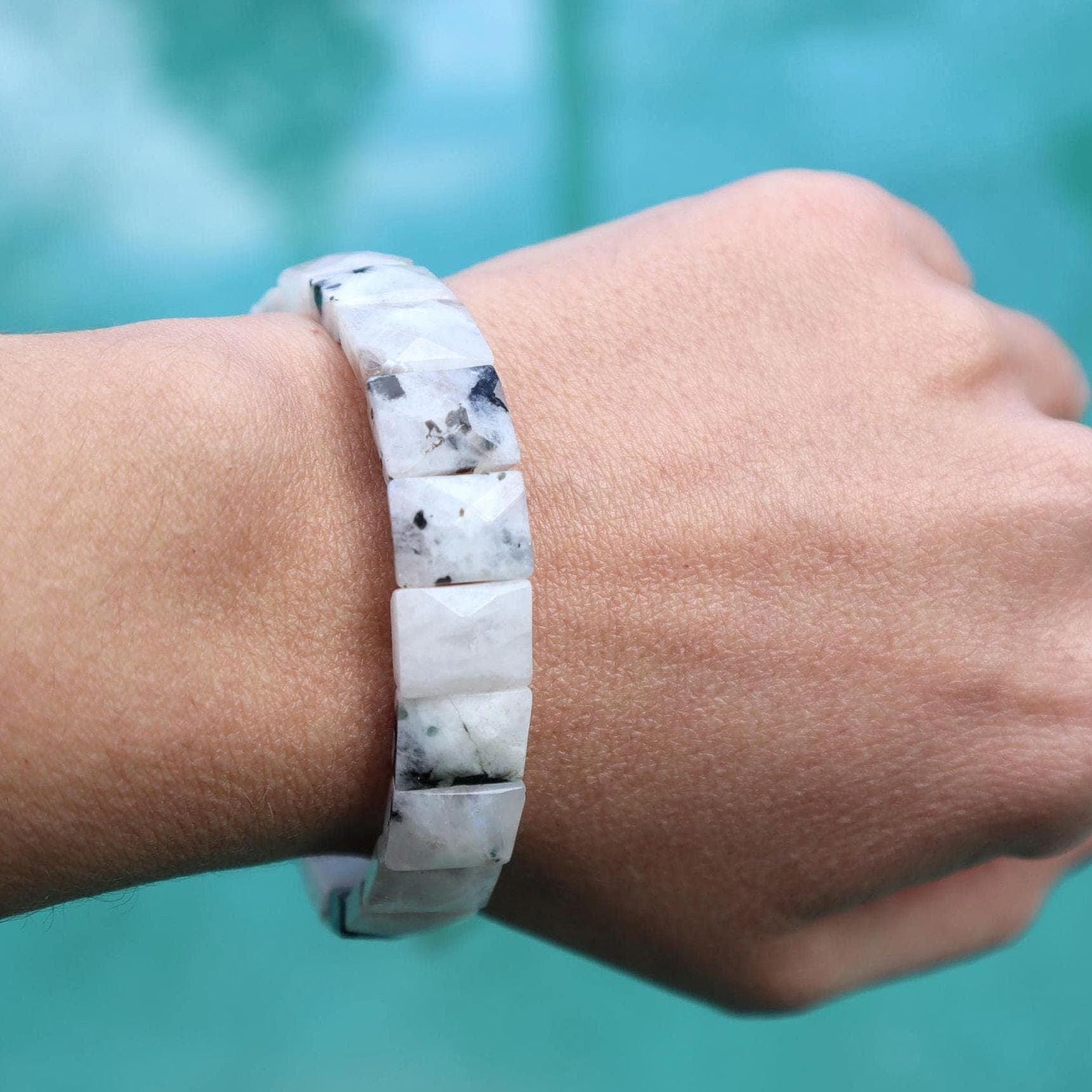 Moonstone Bracelet – Natural Gemstone Bead Bracelet, Elegant Crystal Jewelry - image 5
