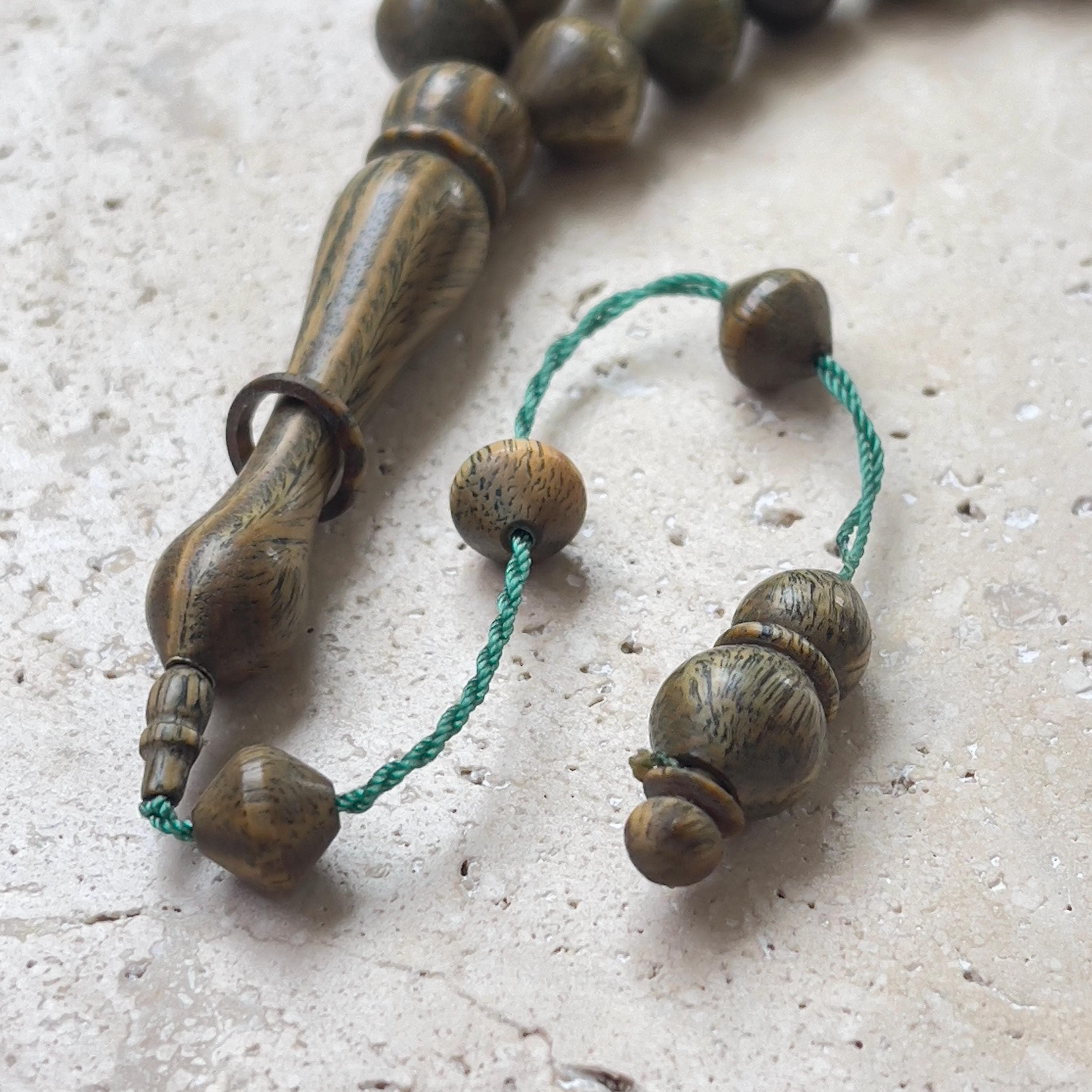 Scented Rosewood Tasbih | Islamic Prayer Beads | 33 Bead | Handcrafted - image 5