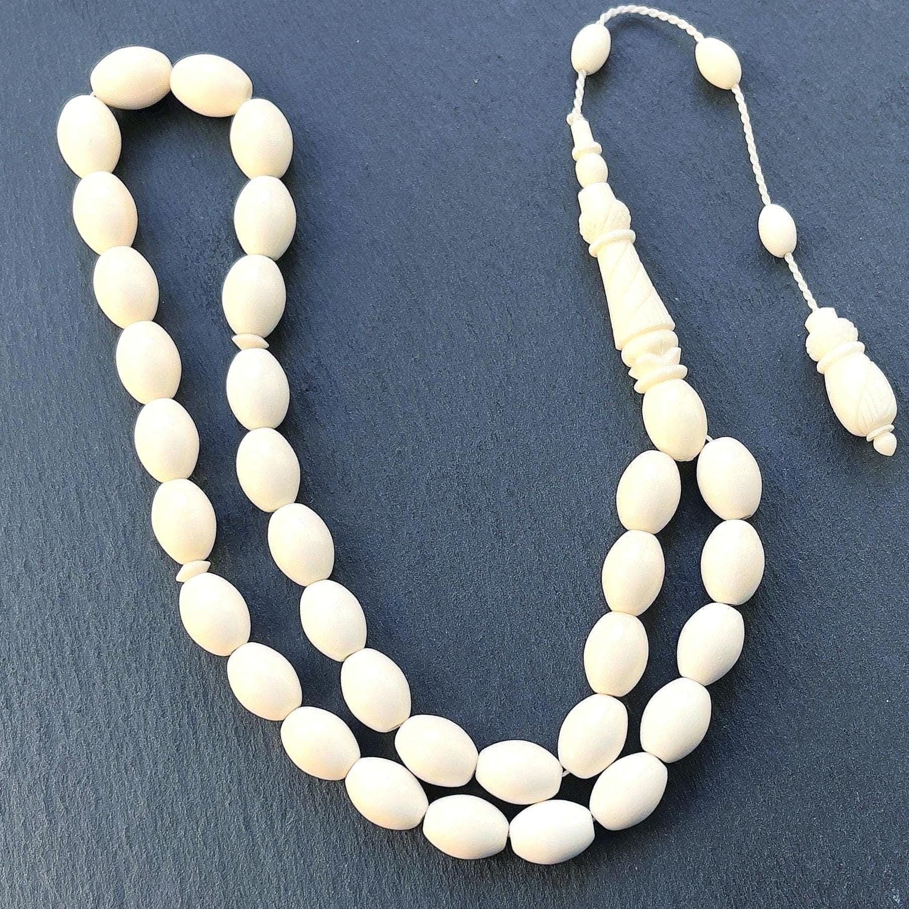 Handcrafted Camel Bone Tasbih | Islamic Prayer Beads | 33 Bead - image 4