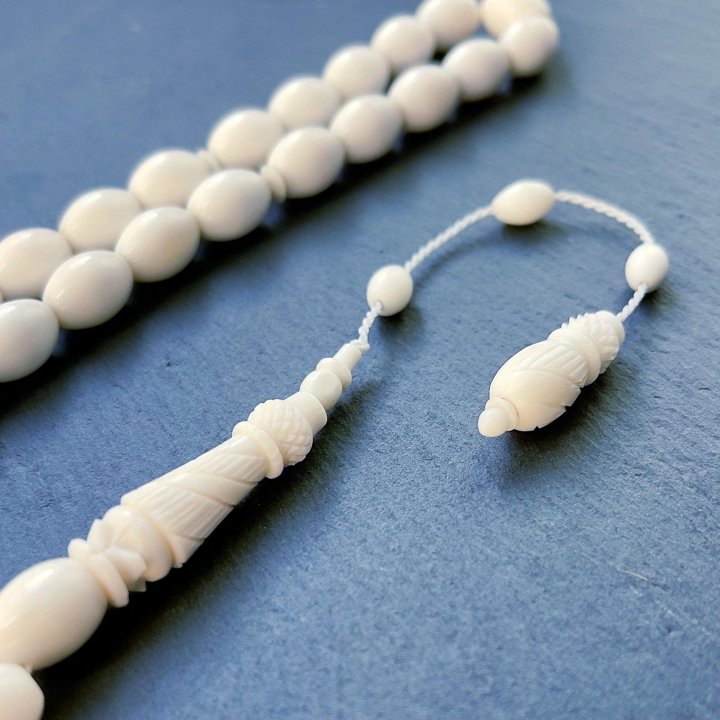 Handcrafted Camel Bone Tasbih | Islamic Prayer Beads | 33 Bead - image 3