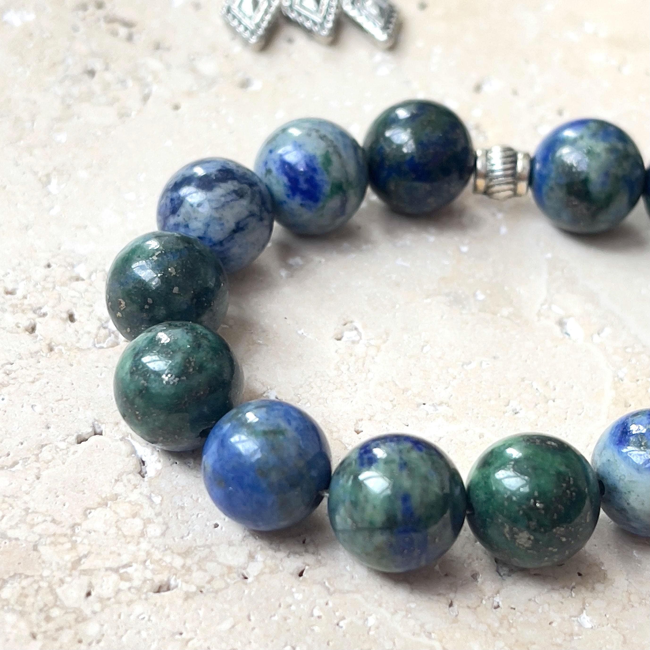 Blue Obsidian Islamic Prayer Beads | 33 Bead Gemstone Tasbih | Muslim Gift - image 5