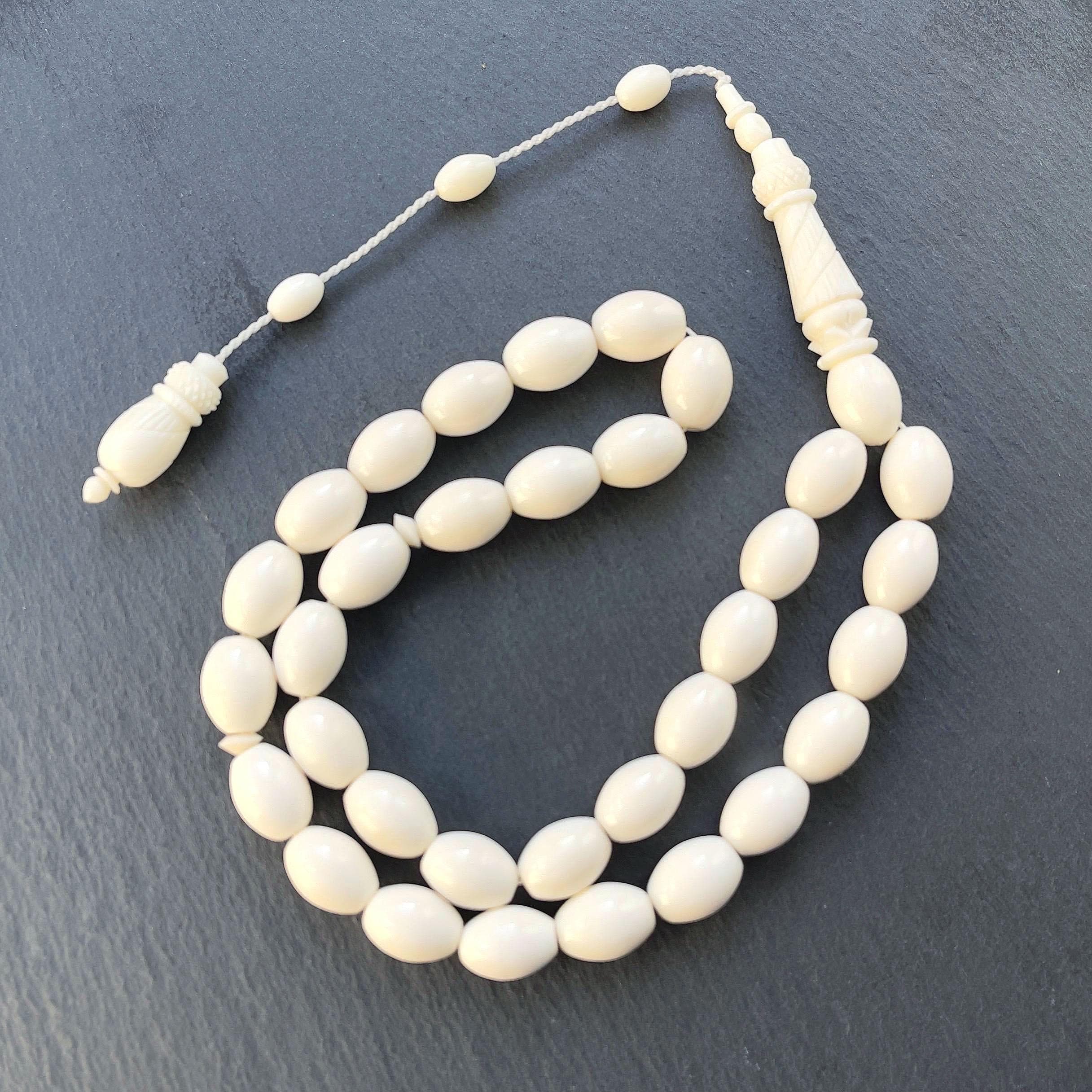 Handcrafted Camel Bone Tasbih | Islamic Prayer Beads | 33 Bead - image 5