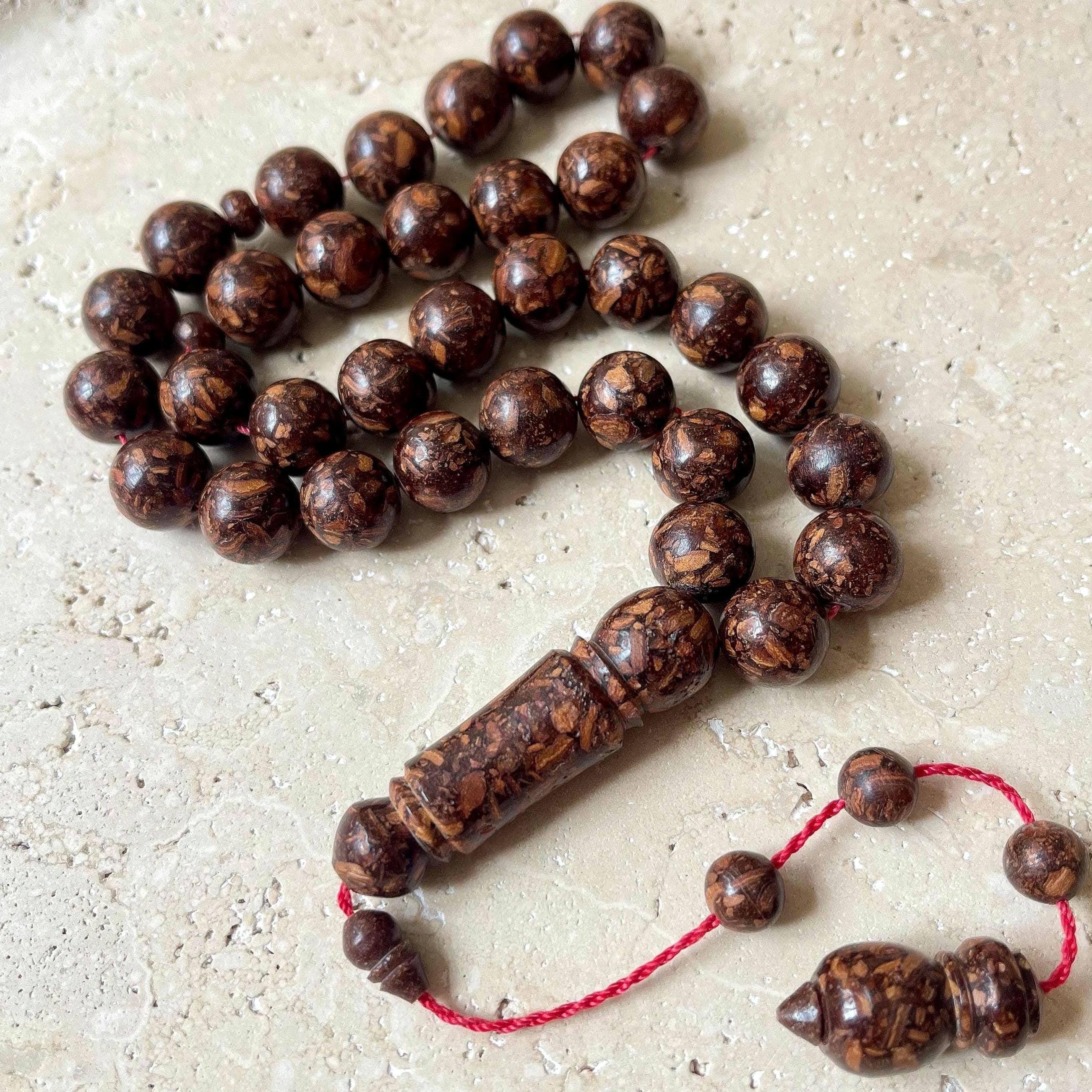 Scented Cinnamon Wood Tasbih | Islamic Prayer Beads | 33 Bead | 11 mm - image 4