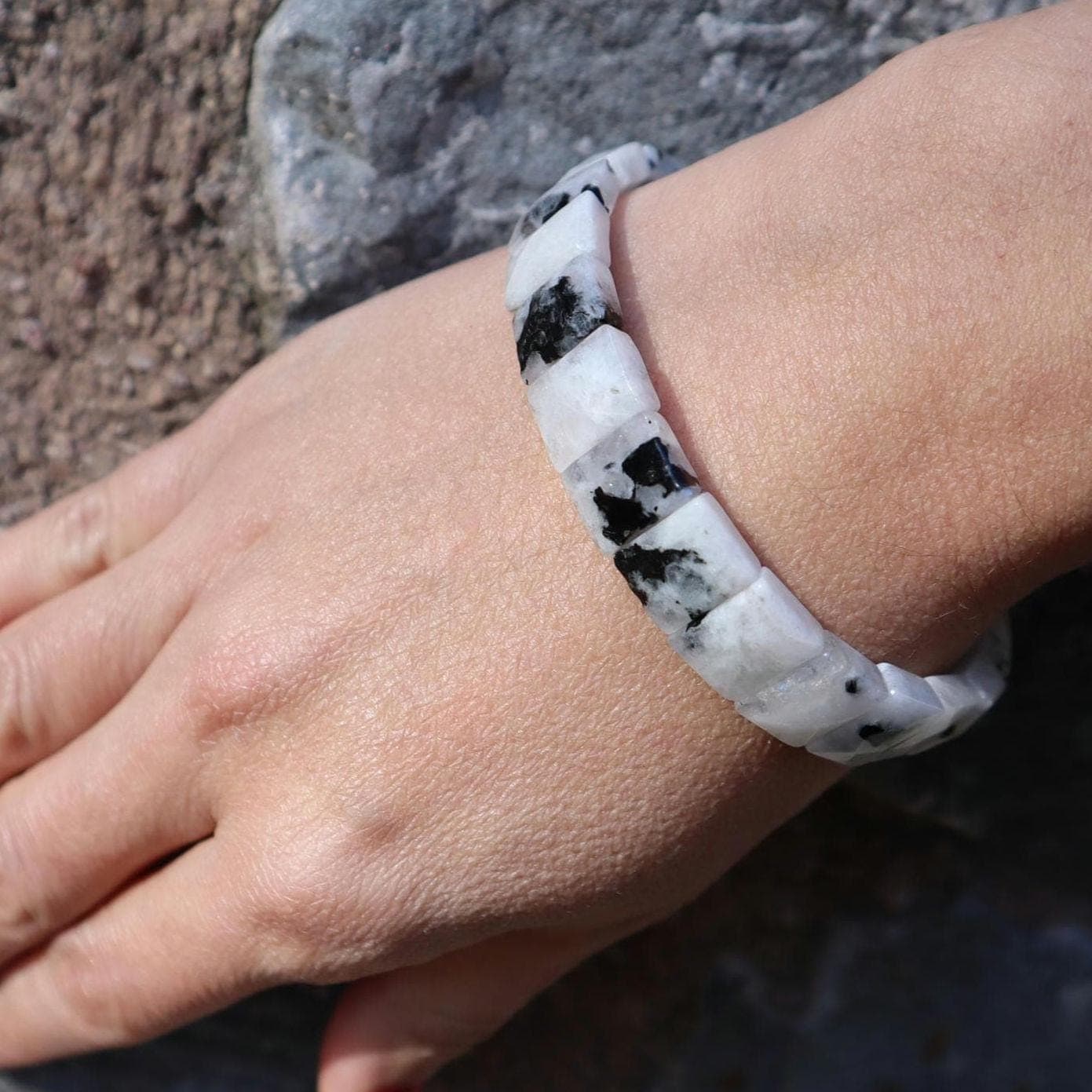 Moonstone Bracelet – Natural Gemstone Bead Bracelet, Elegant Crystal Jewelry - image 3