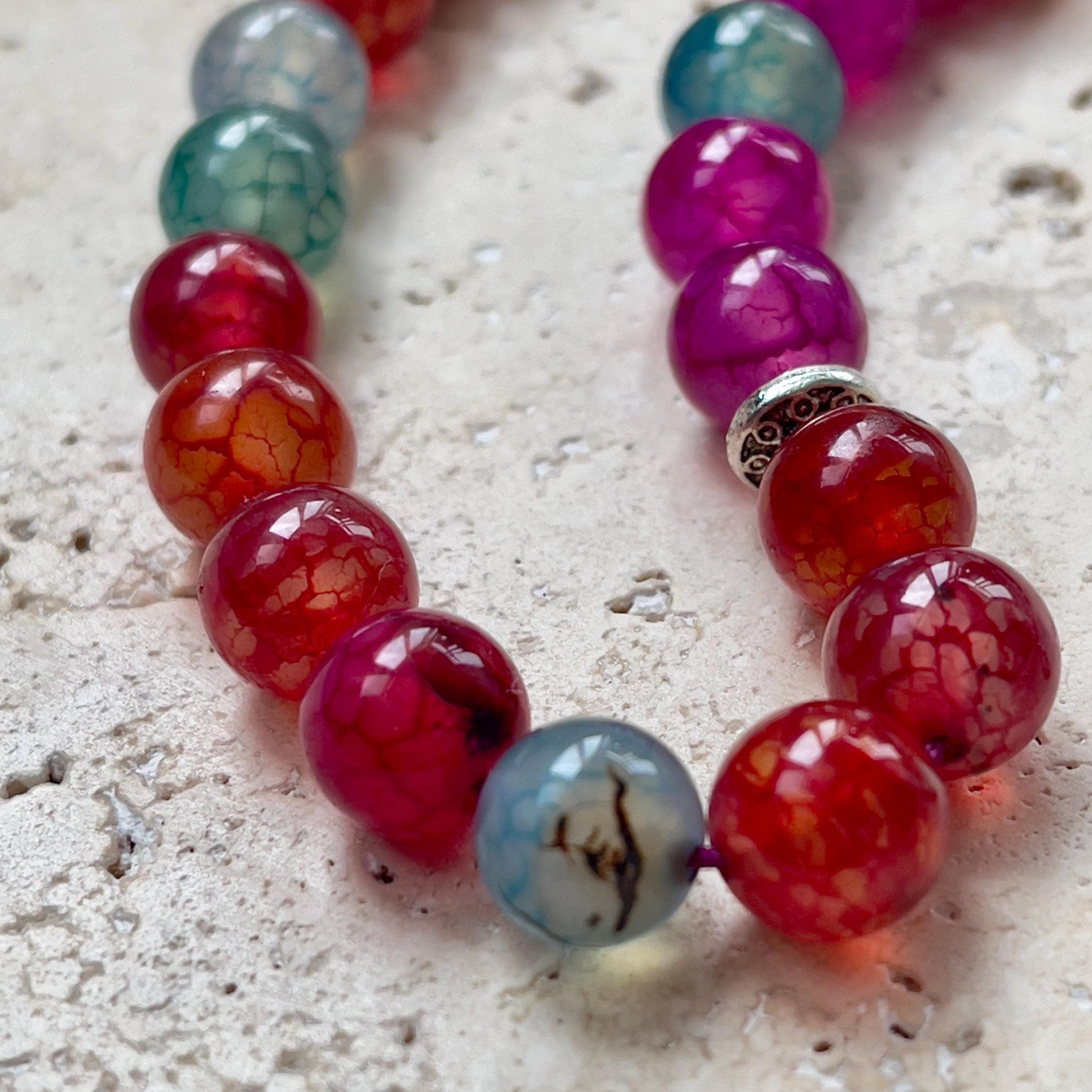 Agate Islamic Prayer Beads | Gemstone Tasbih Misbaha | 8 mm - image 5
