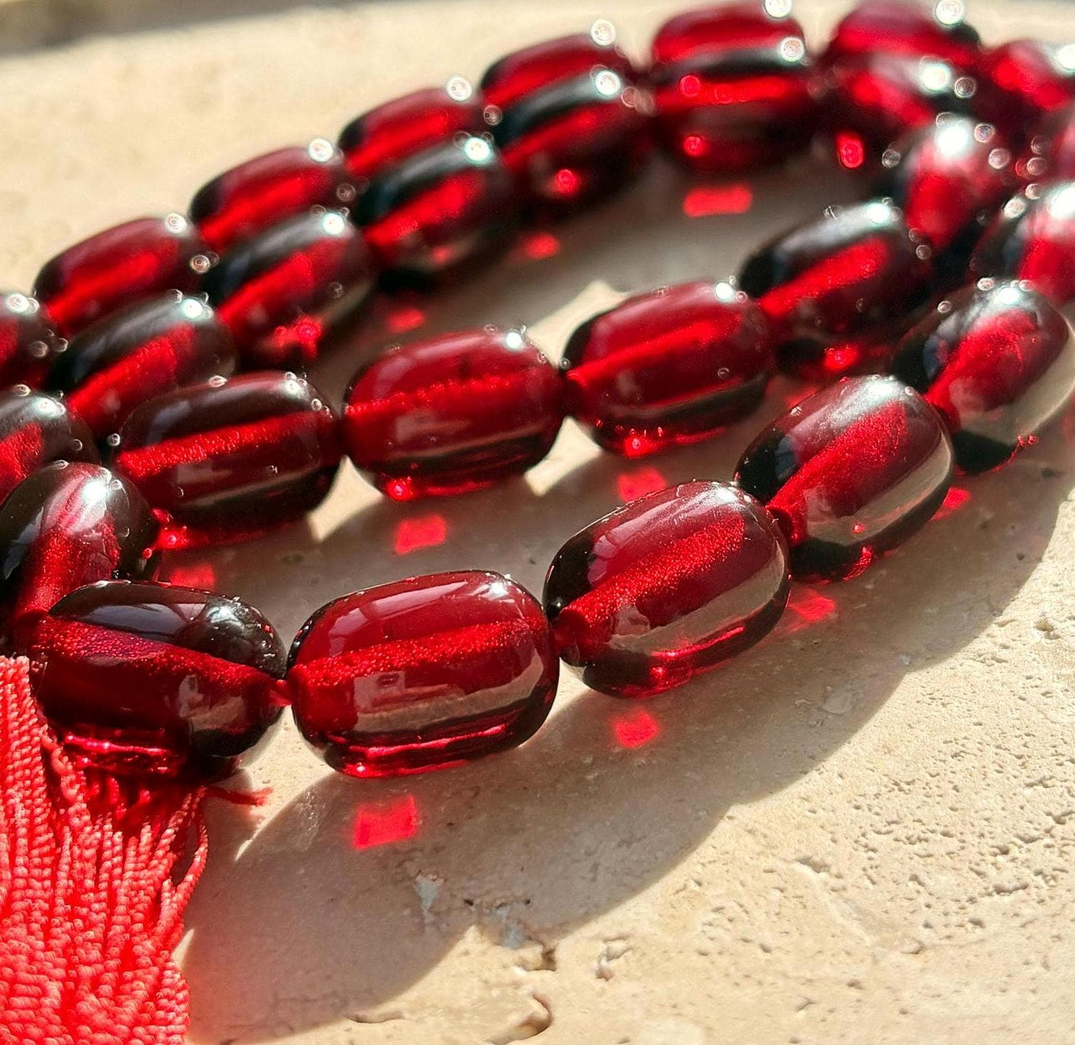 Faturan Islamic Prayer Beads | Handmade 33 Bead Tasbih | Misbaha | Muslim Gift - image 3