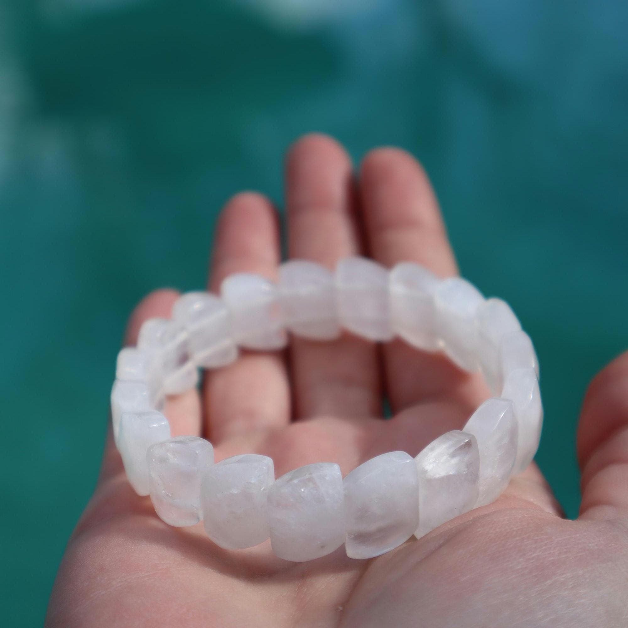 Handmade Clear Quartz Bracelet, Natural Gemstone Jewelry, Minimalist Spiritual Accessory - image 5