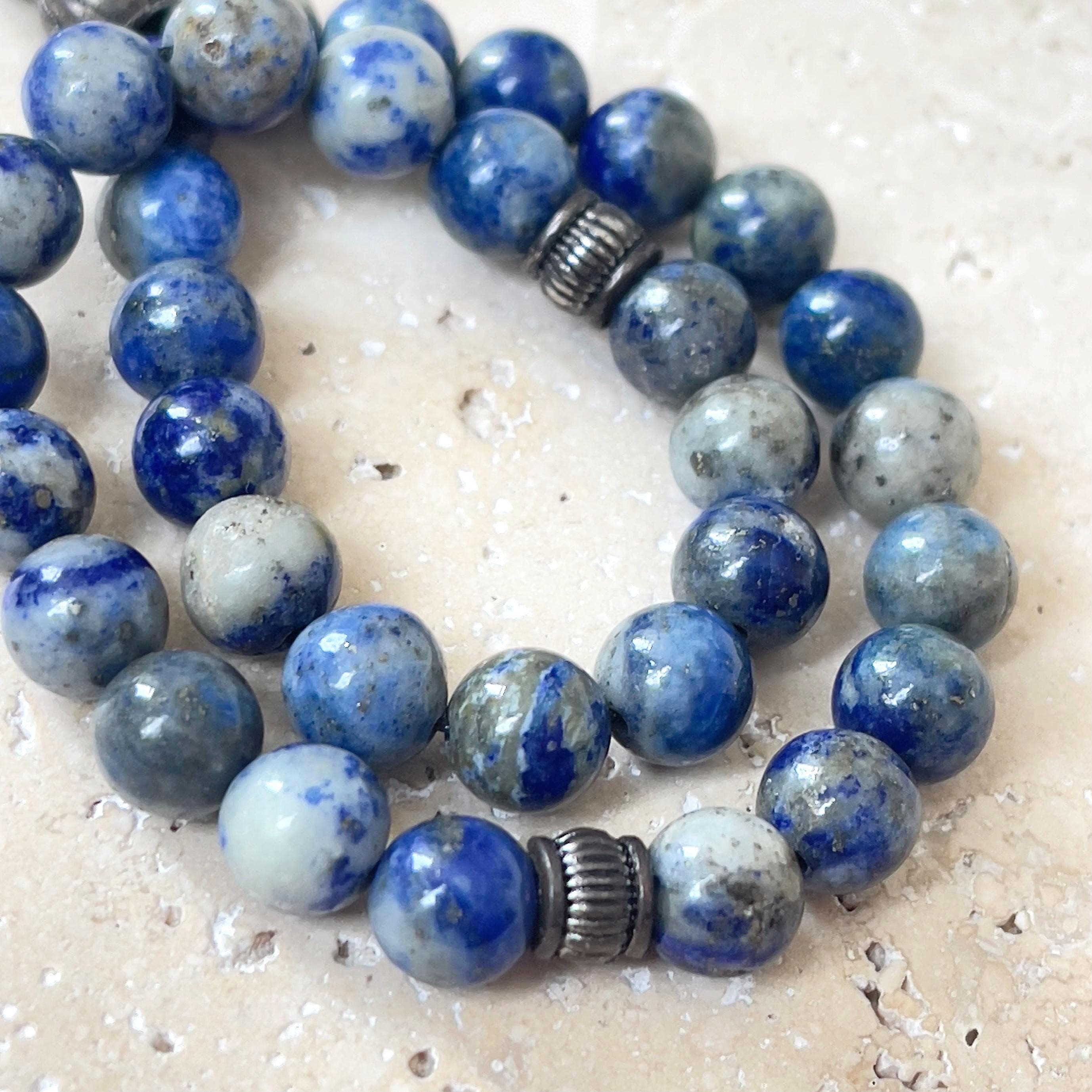 Lapis Lazuli Tasbih 33 Beads – Natural Blue Gemstone Islamic Prayer Beads | Handmade Misbaha - image 5