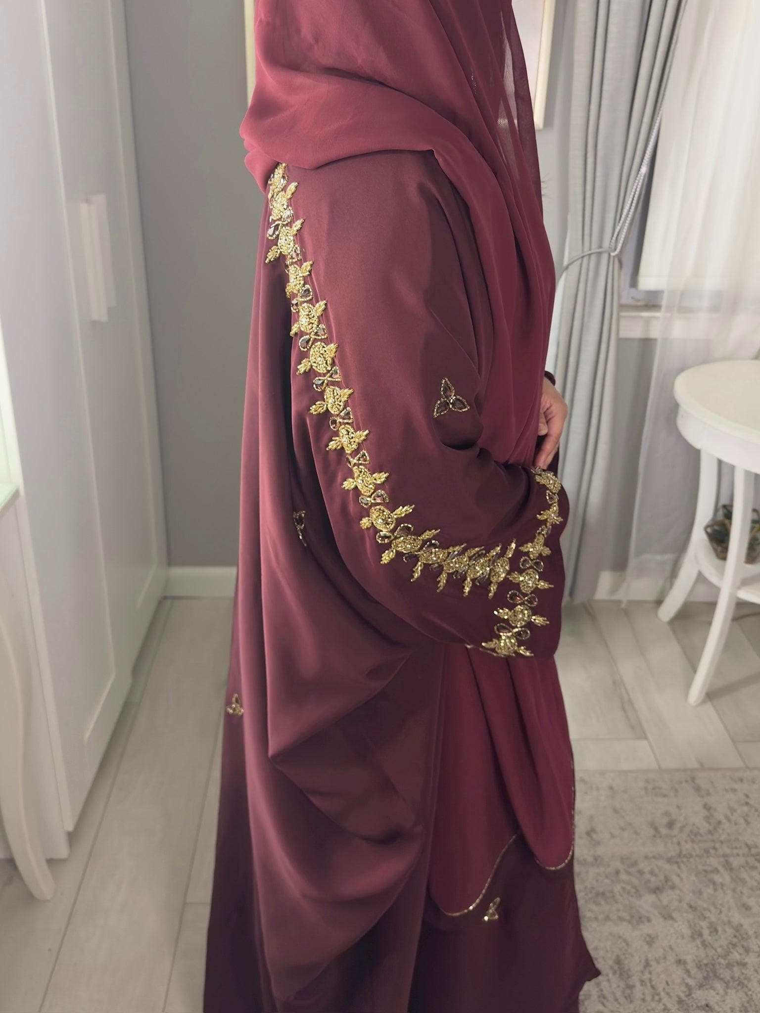 Rania Abaya - Maroon