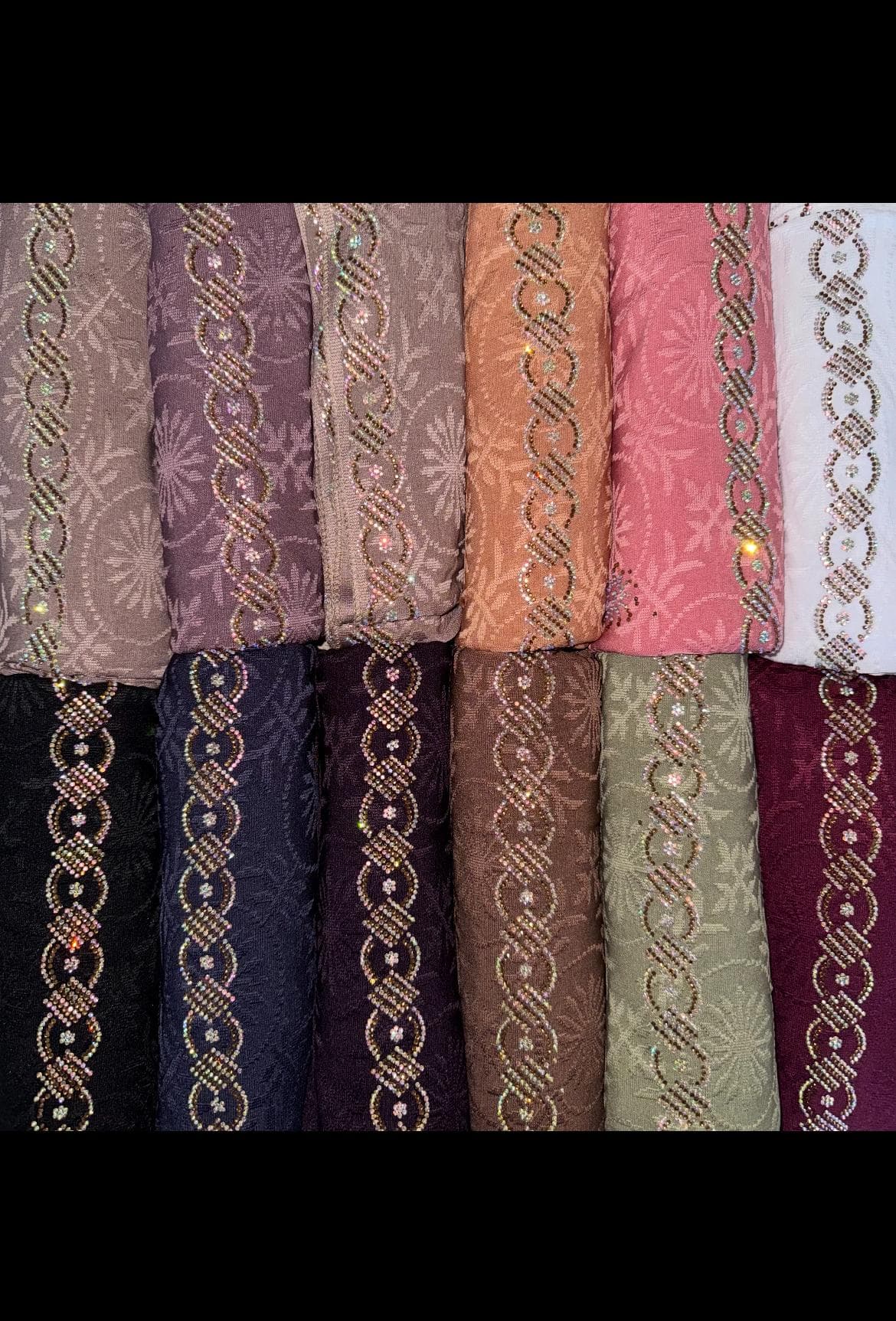 Stone-Work Hijabs