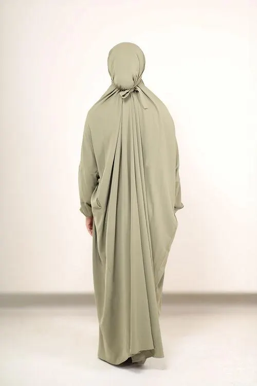 Olive Madinah Prayer Dress: Lightweight, Easy Fit - image 4