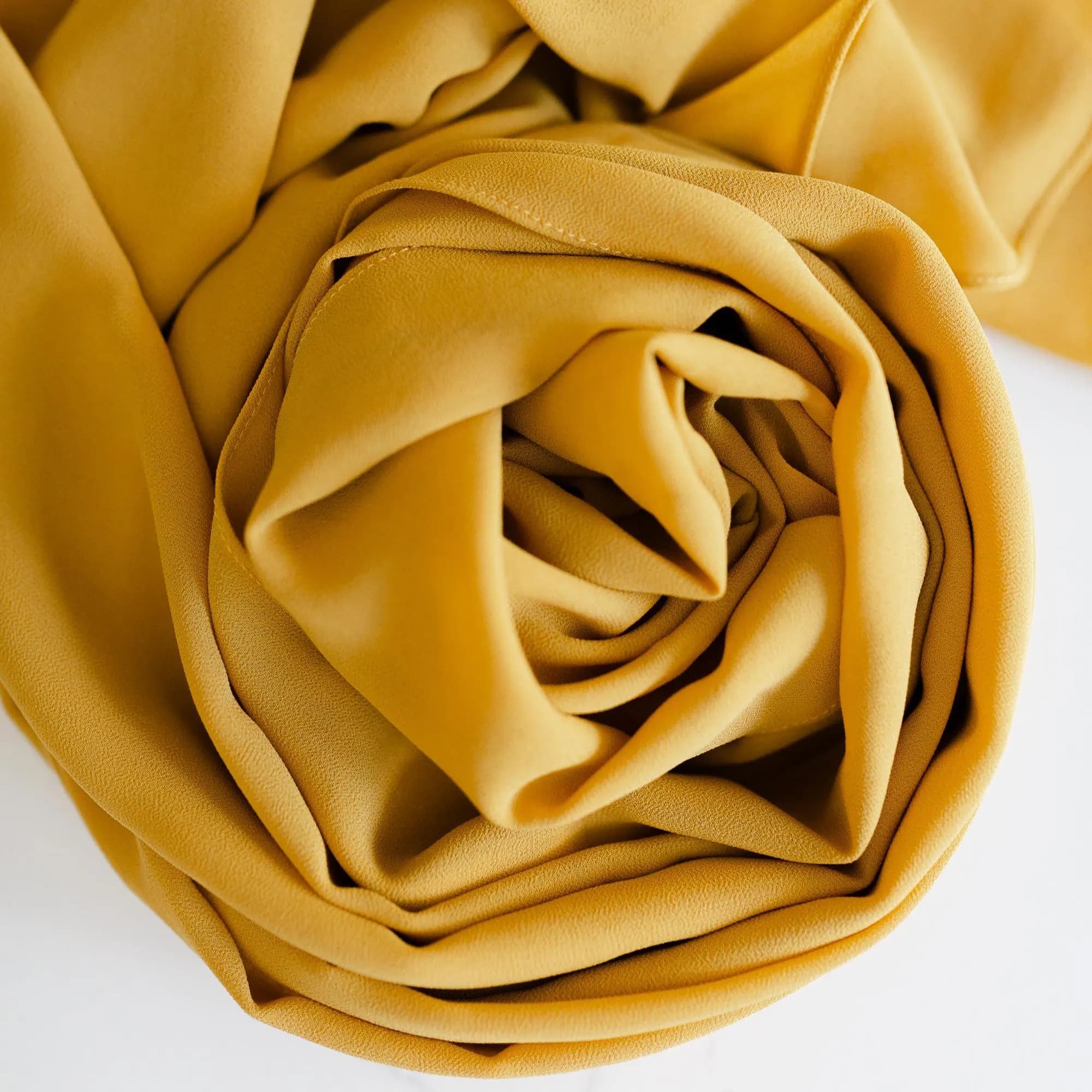 Marigold Chiffon Hijab: Lightweight, Non-Slip Modest Scarf Fall Accessory - image 3