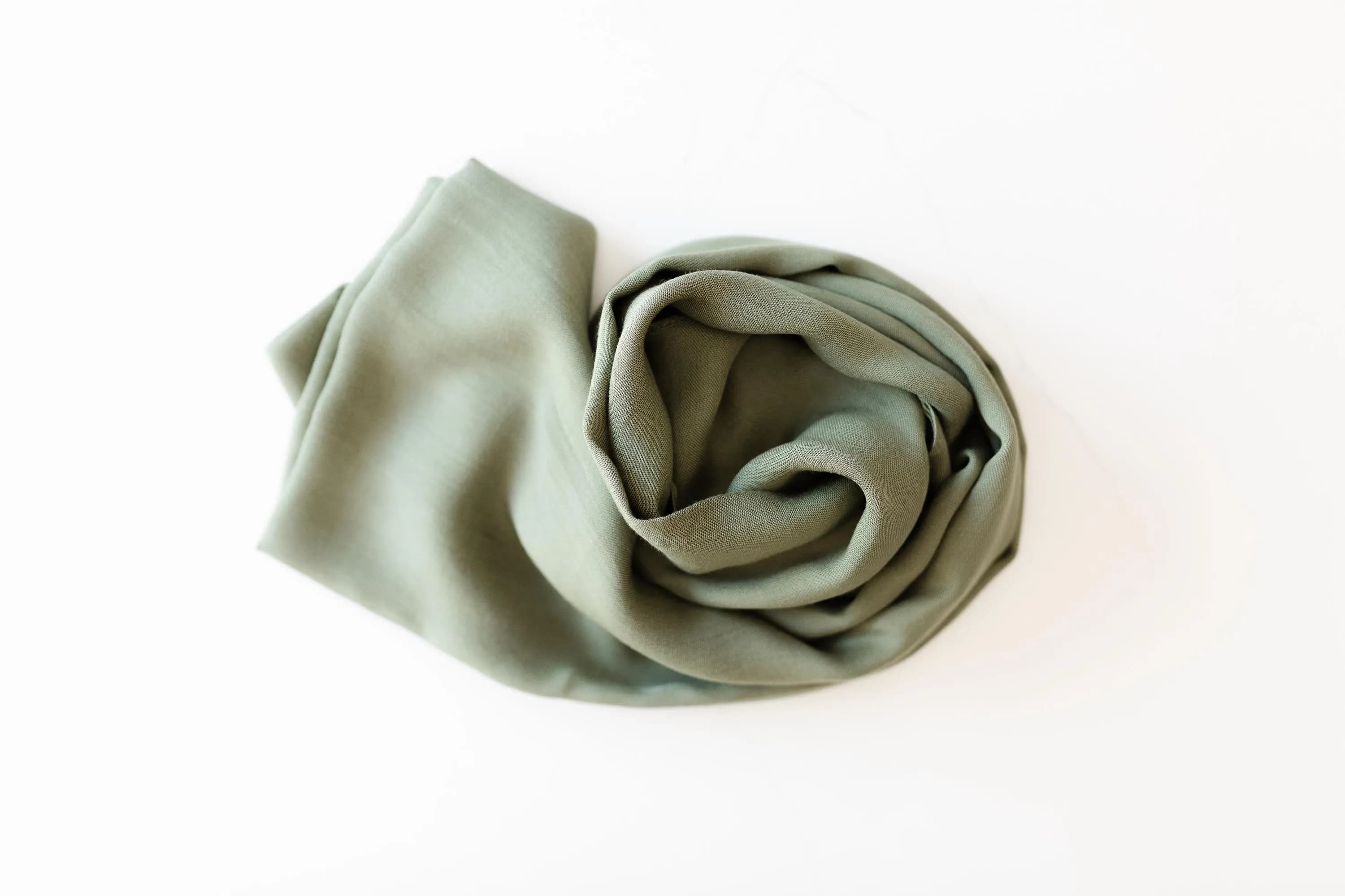 Air Essentials Modal Wrap | Matcha Hijab Scarf | Lightweight Everyday Head Wrap - image 5