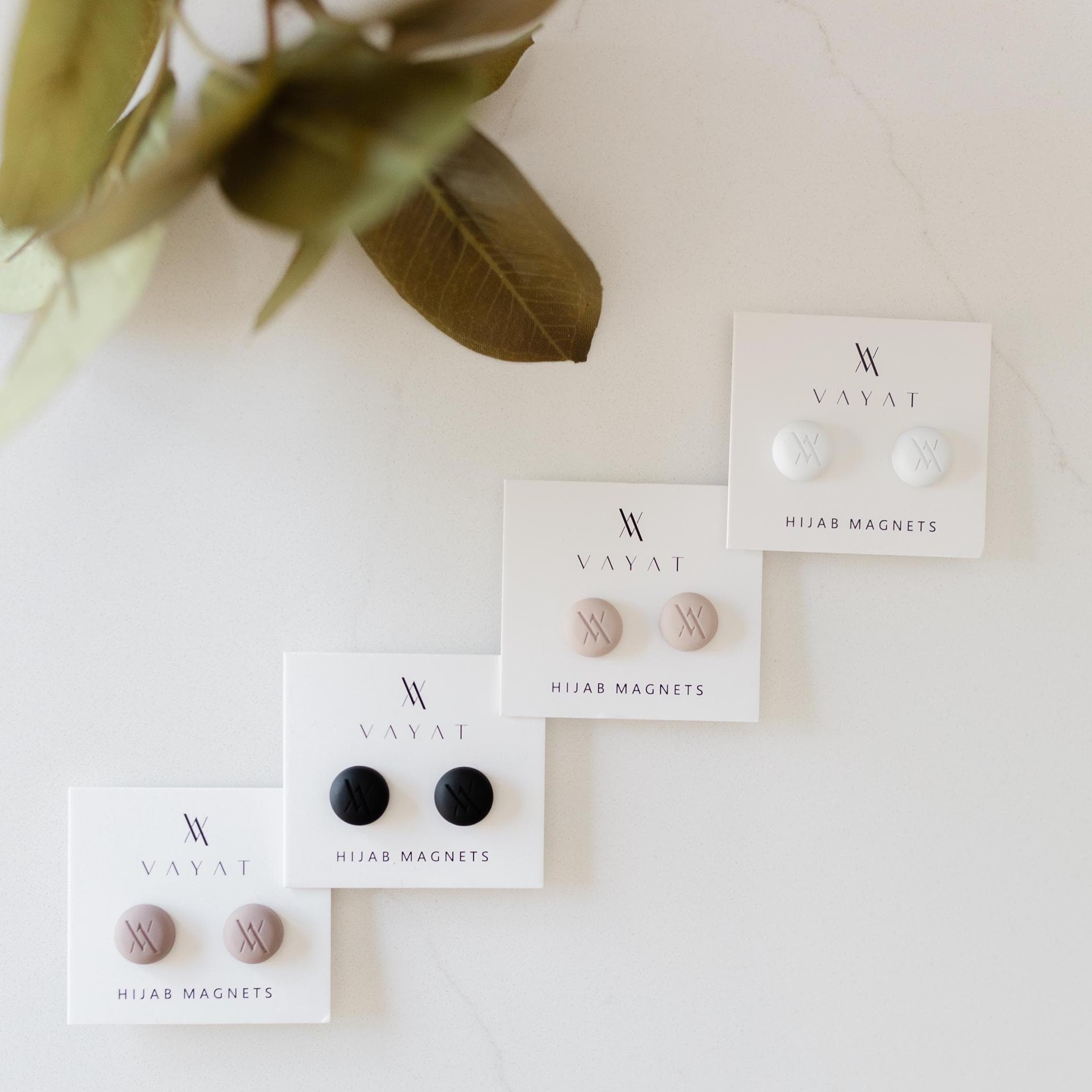 No-Snag Hijab Magnets: Strong Matte Finish - Dune Beige, 2 Pairs - image 5