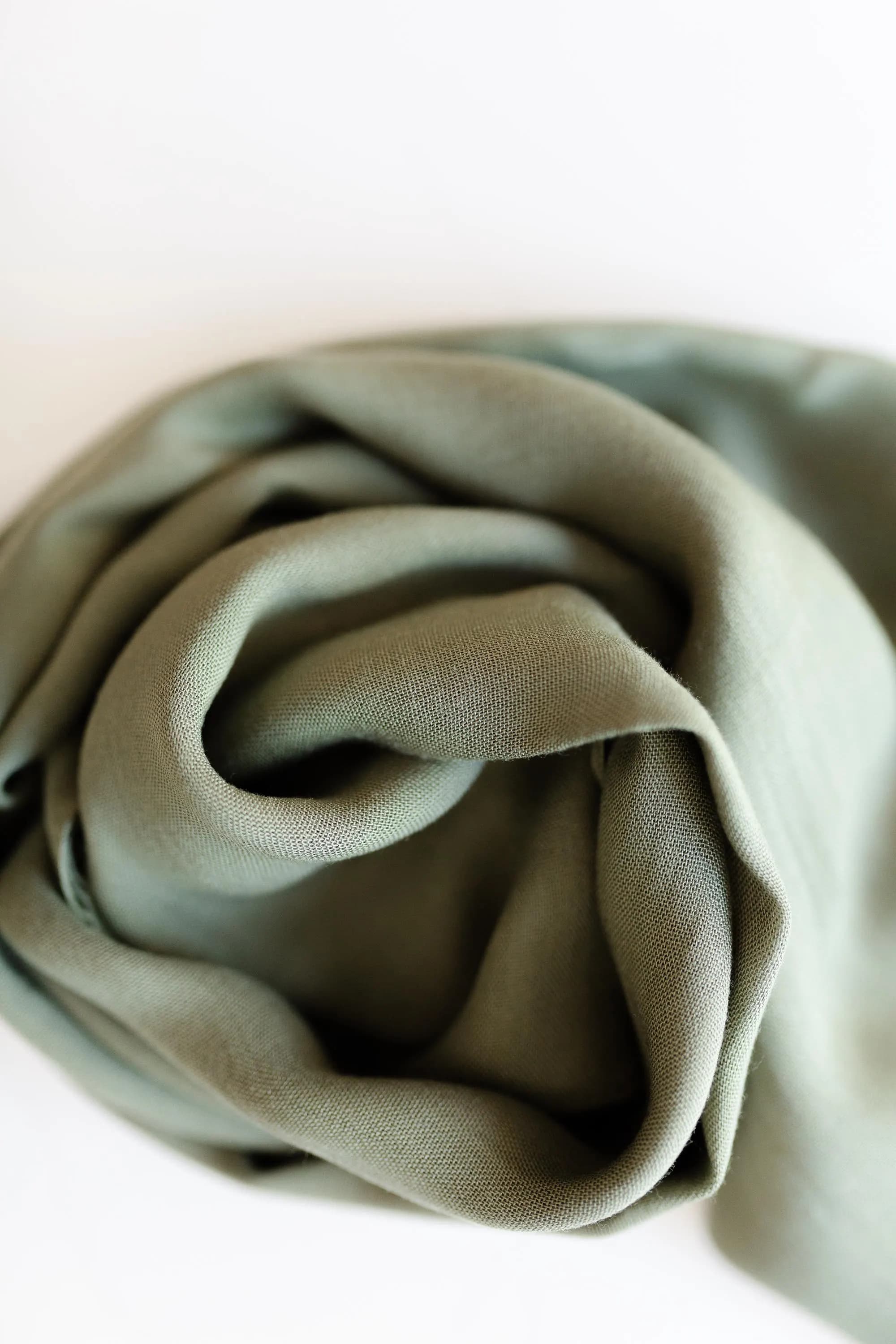 Air Essentials Modal Wrap | Matcha Hijab Scarf | Lightweight Everyday Head Wrap