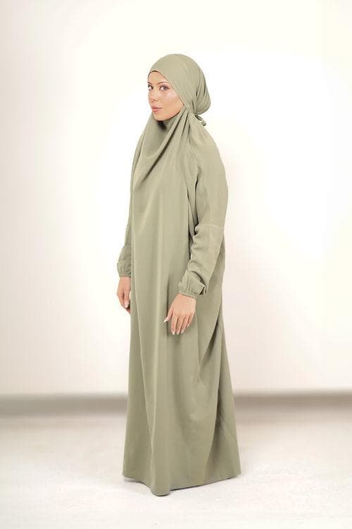 Olive Madinah Prayer Dress: Lightweight, Easy Fit - image 2
