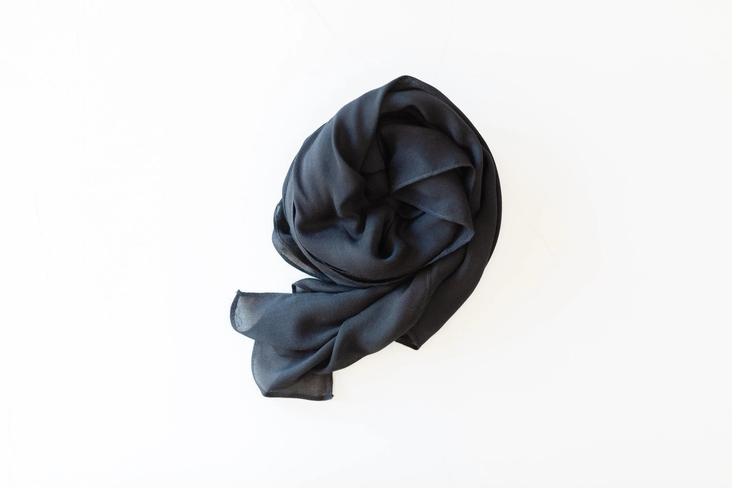 Air Essentials Modal Wrap | Black Hijab Scarf | Lightweight Everyday Head Wrap - image 5