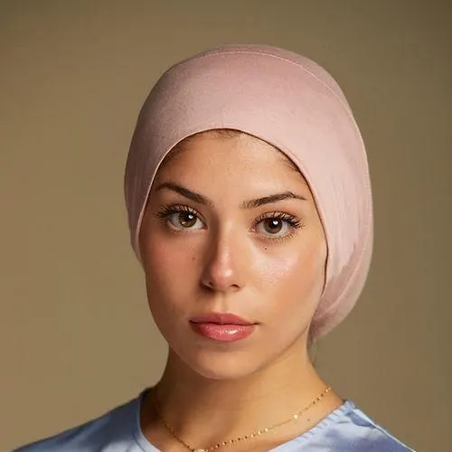 Hijab Undercap Tube – Premium Blush Jersey Inner Cap | Stretch Cotton Undercap for Scarves & Modest Wear Essentials - image 3