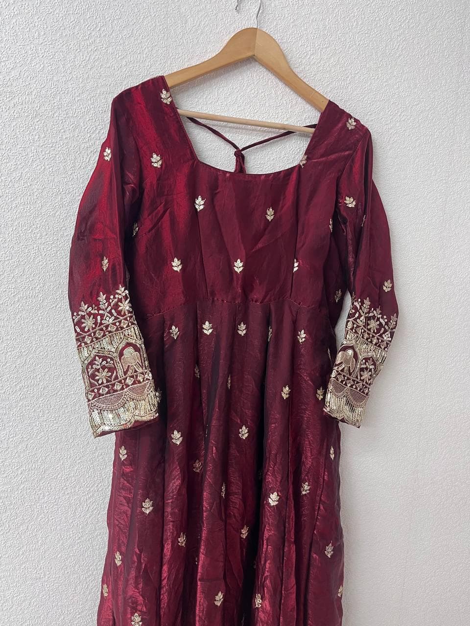 Anarkali Gown for Women Stylish Anarkali Dress Embroidery Work Indian Ethnic Outfit Wedding Wear Wedding Gown Designer Dress - image 5