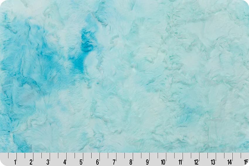 SALTWATER Luxe Cuddle® Galaxy minky by Shannon Fabric - Mulitple shades of Saltwater-snow colors | lcgalaxysaltwater