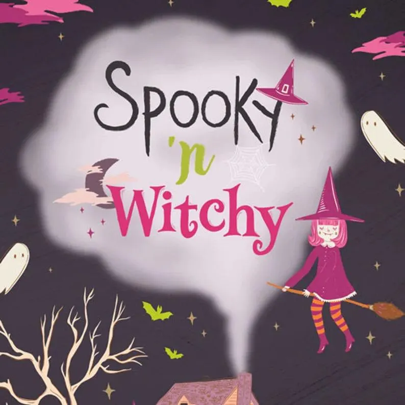 Art Gallery Fabrics / Spooky ’n Witchy - Liquid Magic in Berry  - Halloween - choose-your-cut - #SNS13046 - image 3
