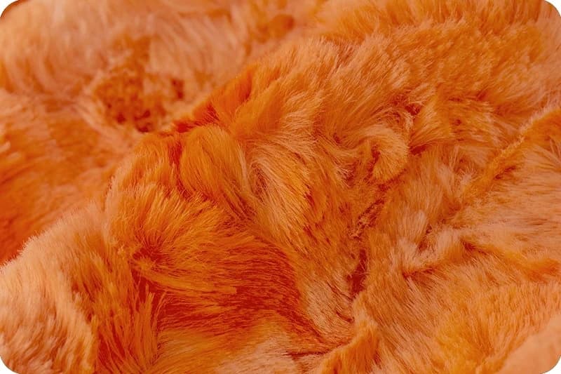 LAVA Luxe Cuddle® Galaxy minky by Shannon Fabric - Orange Tie-Dye Cut-to-size 60" wide - image 5