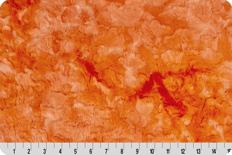 LAVA Luxe Cuddle® Galaxy minky by Shannon Fabric - Orange Tie-Dye   Cut-to-size 60" wide