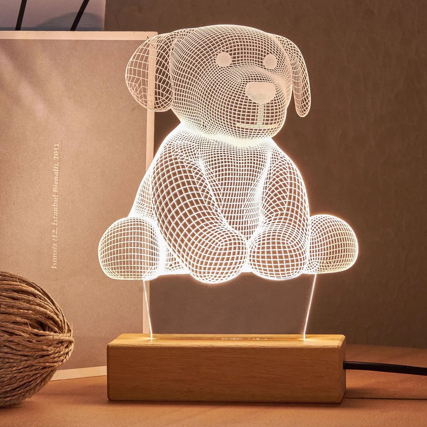 Animal-Themed Night Light | Dog & Cat, Horse, Owl, Flamingo, Unicorn LED Lamp | Cute Home Decor, Birthday Gift for Animal Lovers Pet Owners - image 2