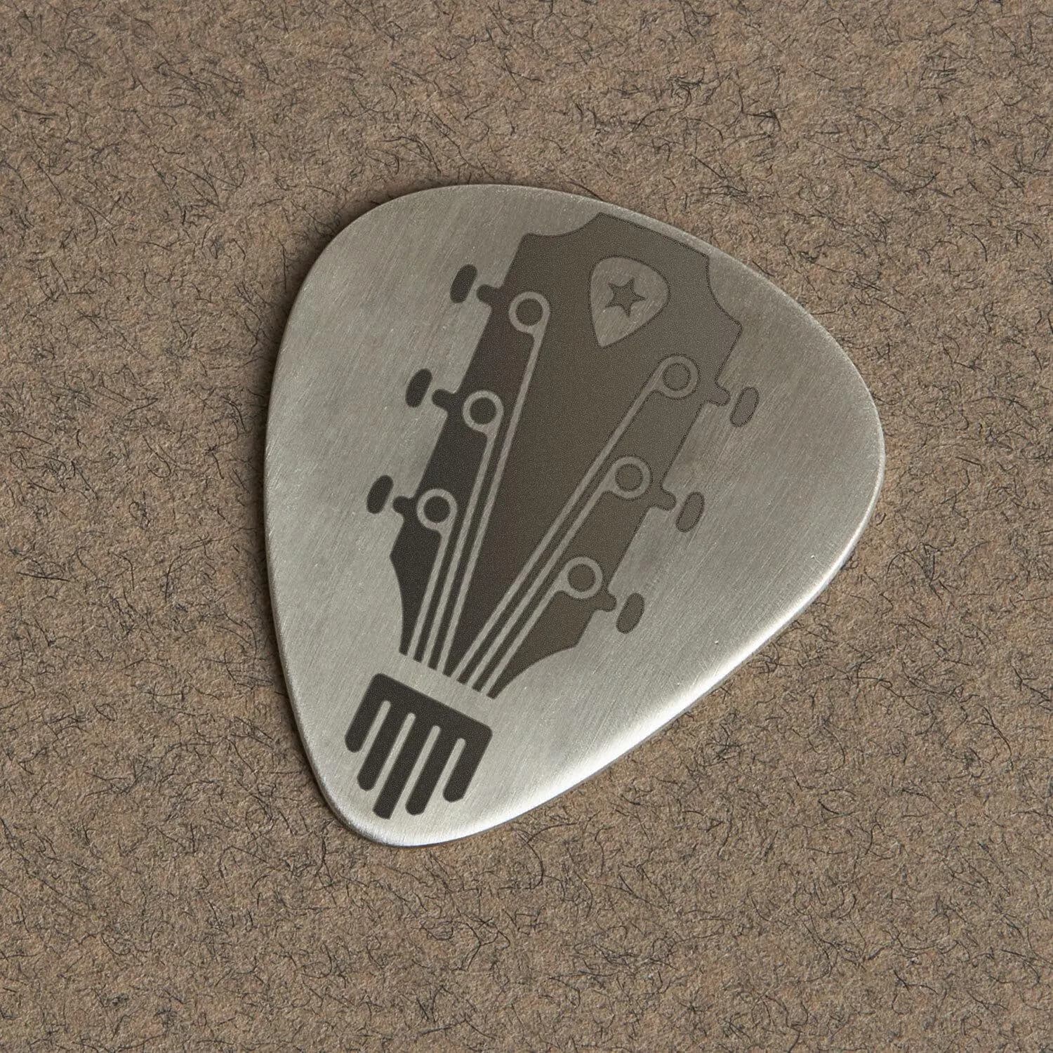 Personalised Silver Guitar Pick – Custom Engraved, 925 Sterling, Gift for Musicians & Music Lovers, Unique Plectrum, Handmade - image 4