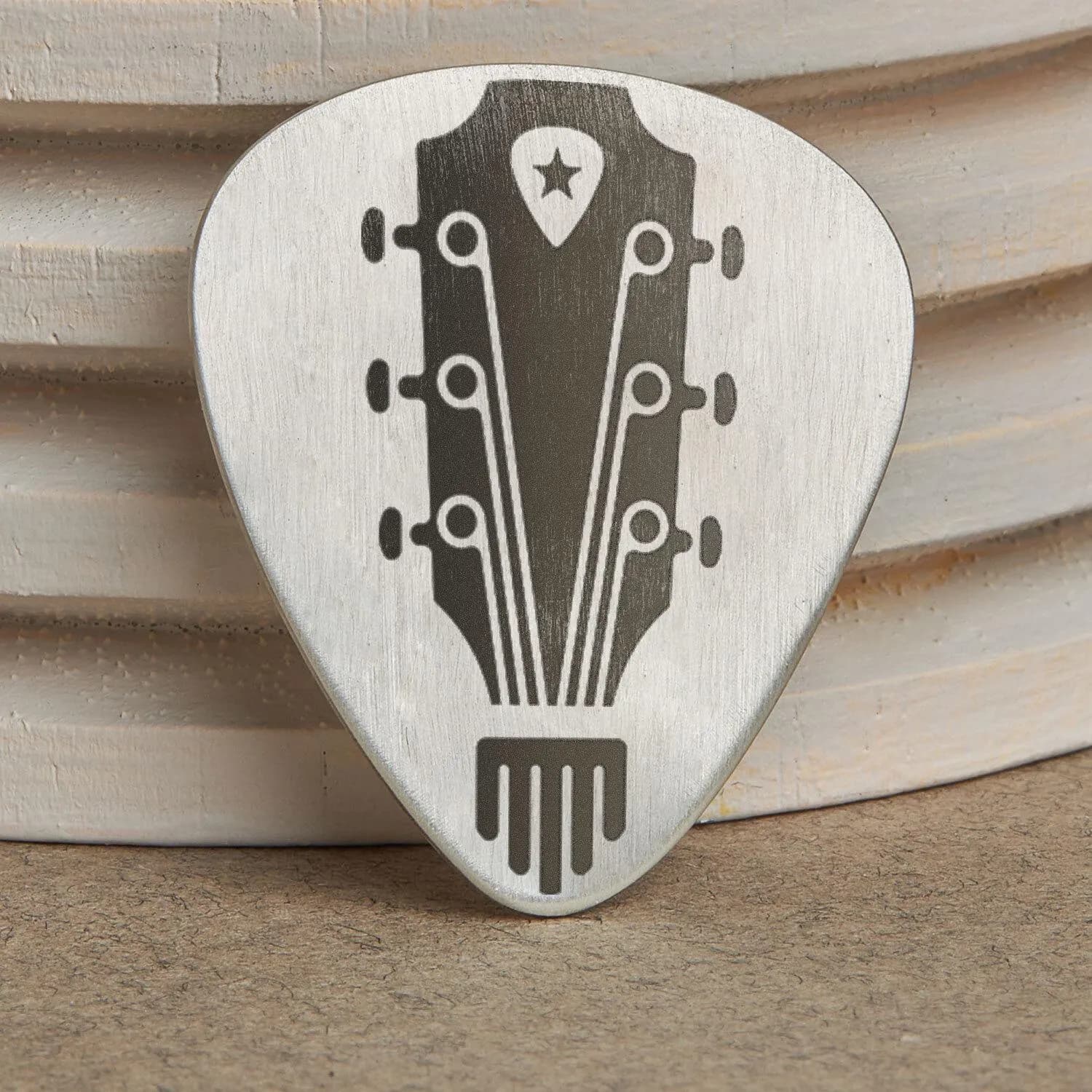 Personalised Silver Guitar Pick – Custom Engraved, 925 Sterling, Gift for Musicians & Music Lovers, Unique Plectrum, Handmade - image 3