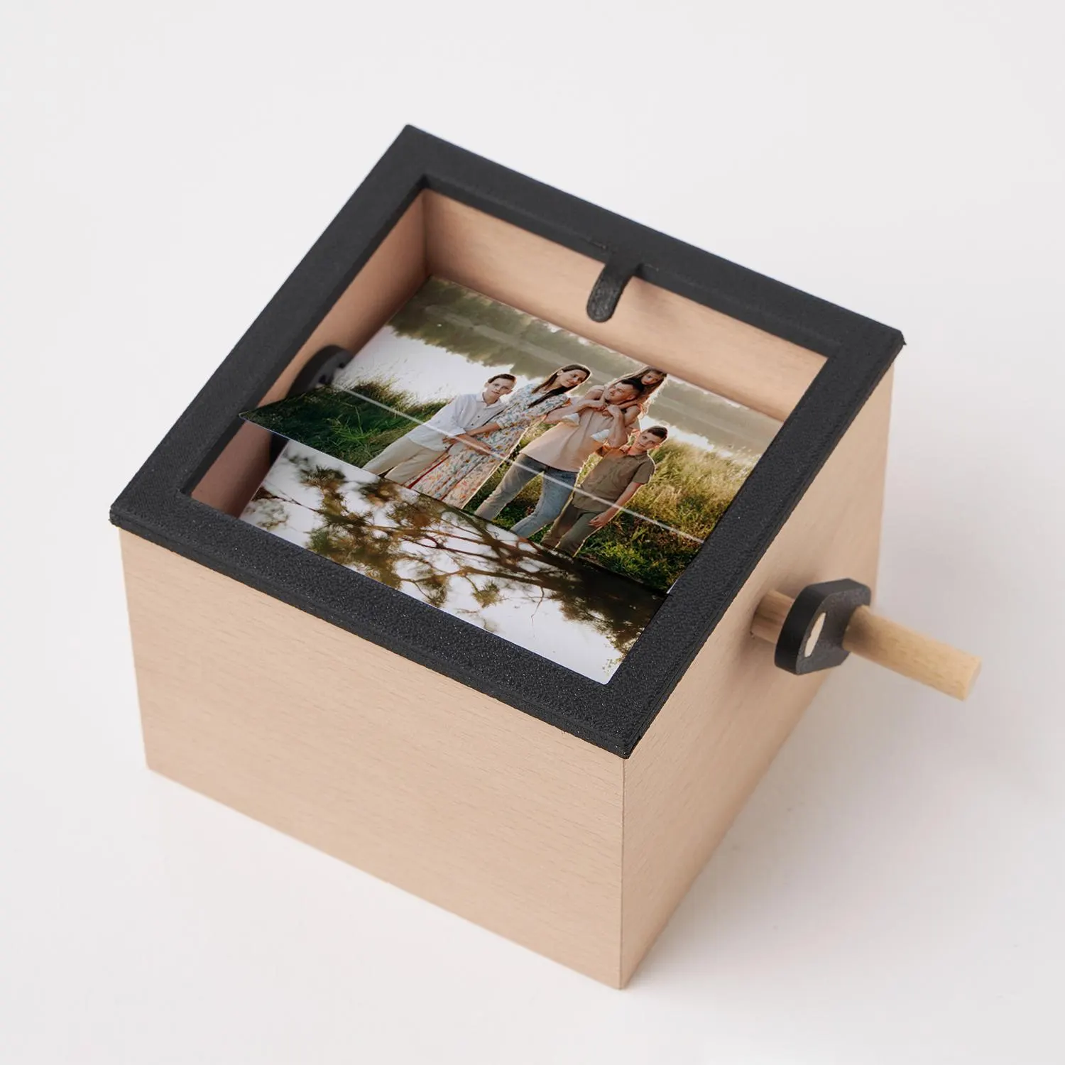 Personalised Flip Photo Box Custom Animation Picture Gift for Her Him Birthday Anniversary