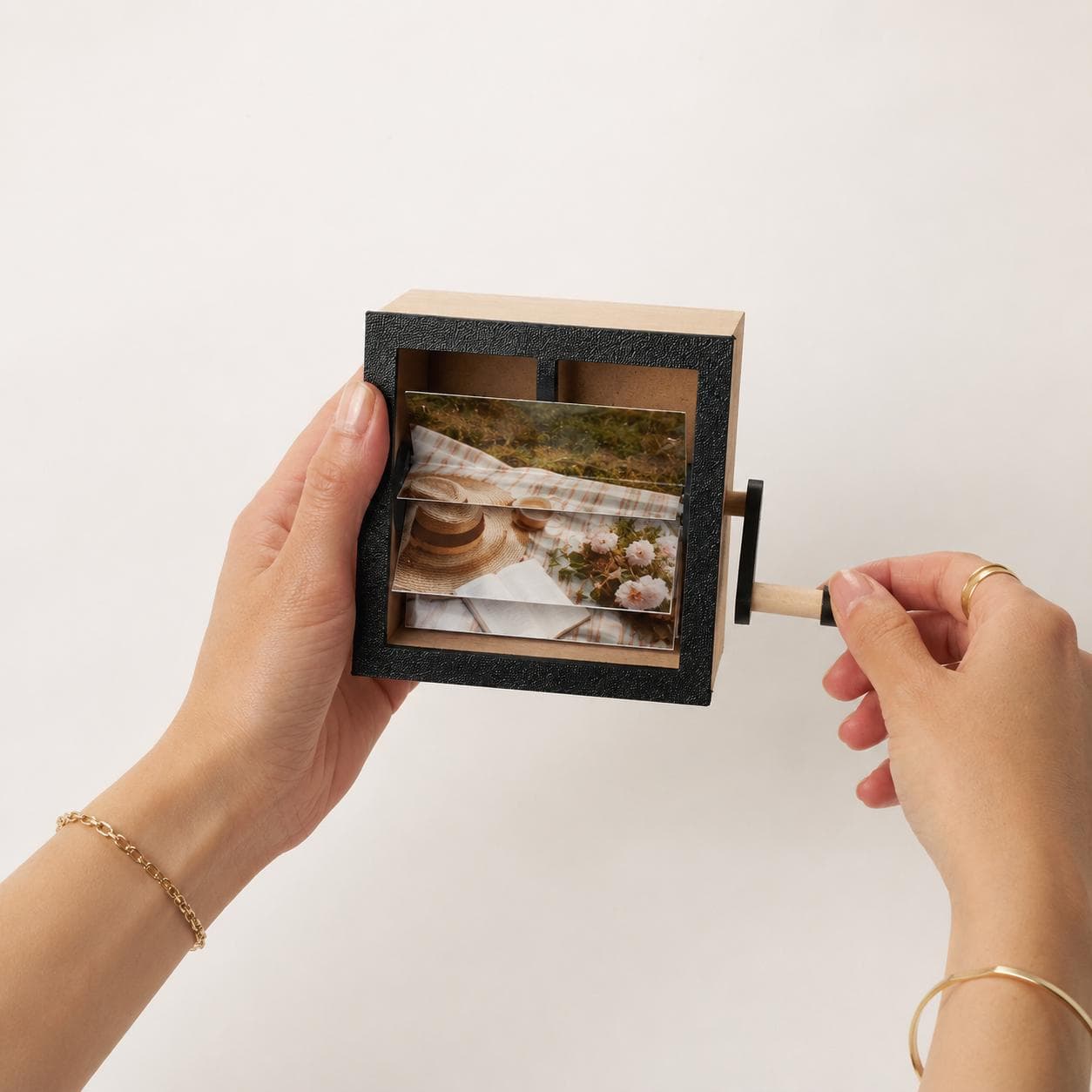 Personalised Flip Photo Box Custom Animation Picture Gift for Her Him Birthday Anniversary - image 4