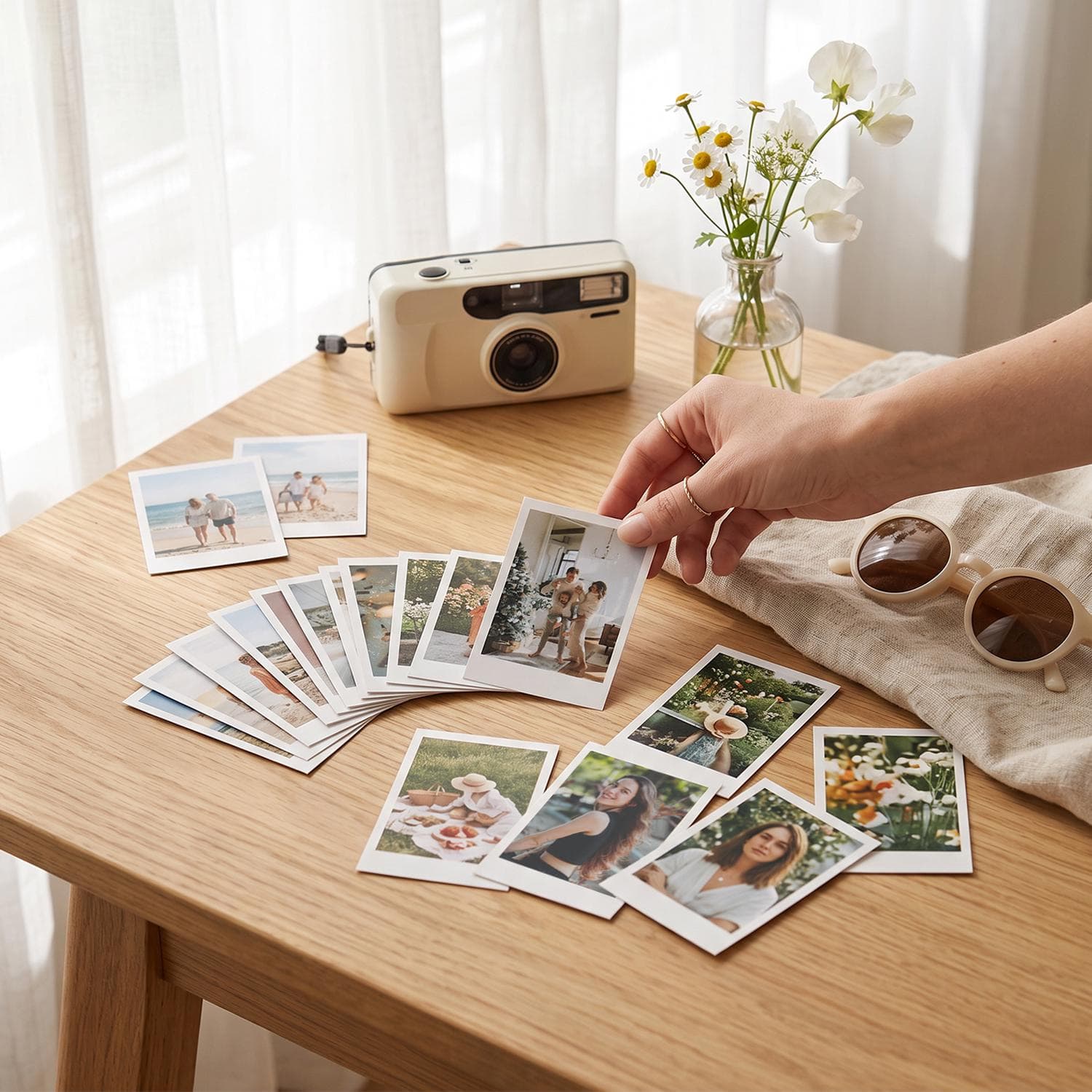 Custom Retro Style Photo Prints, Set of 105 Keepsakes, Personalised Memory Gifts - image 3