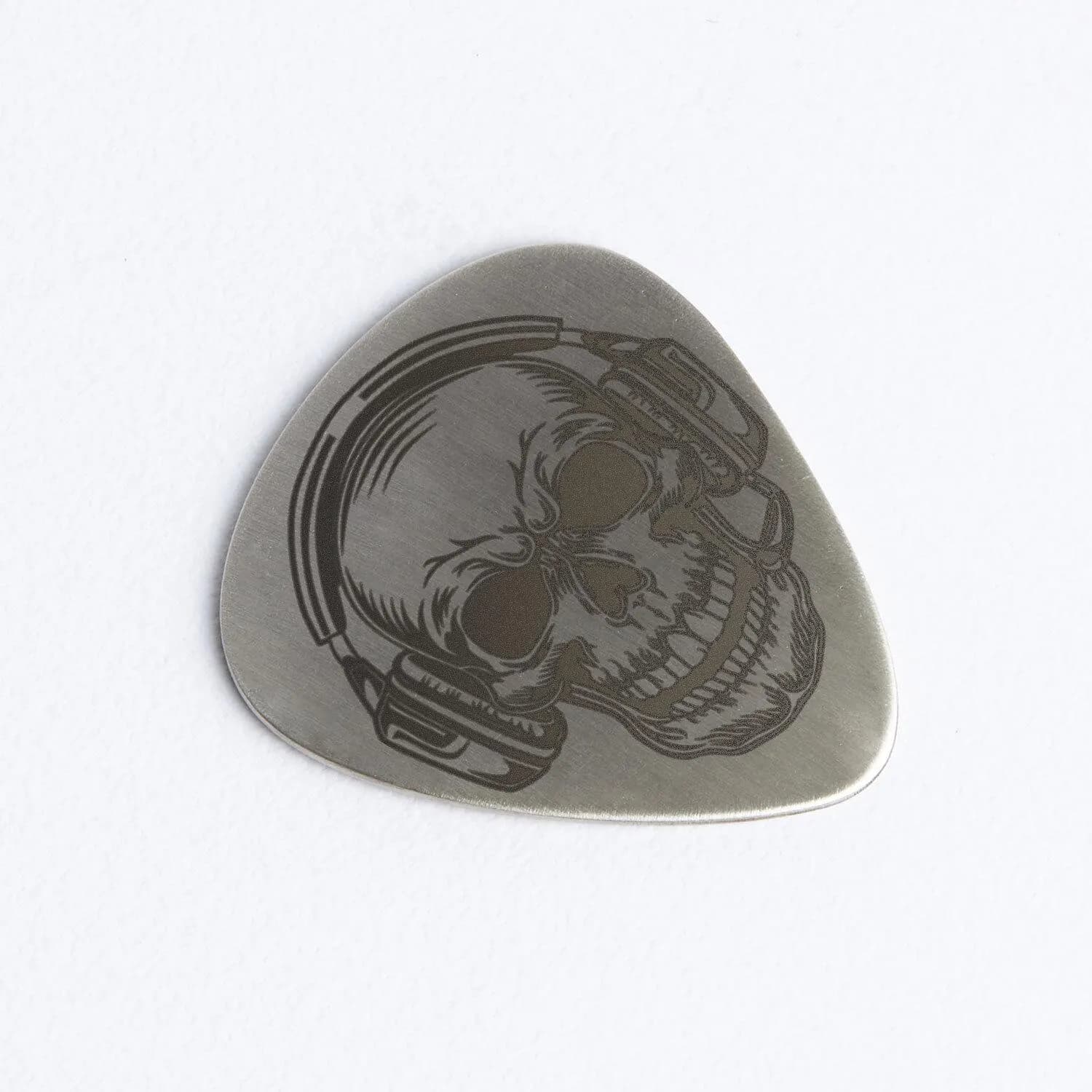 Personalised Silver Guitar Pick – Custom Engraved, 925 Sterling, Gift for Musicians & Music Lovers, Unique Plectrum, Handmade - image 5